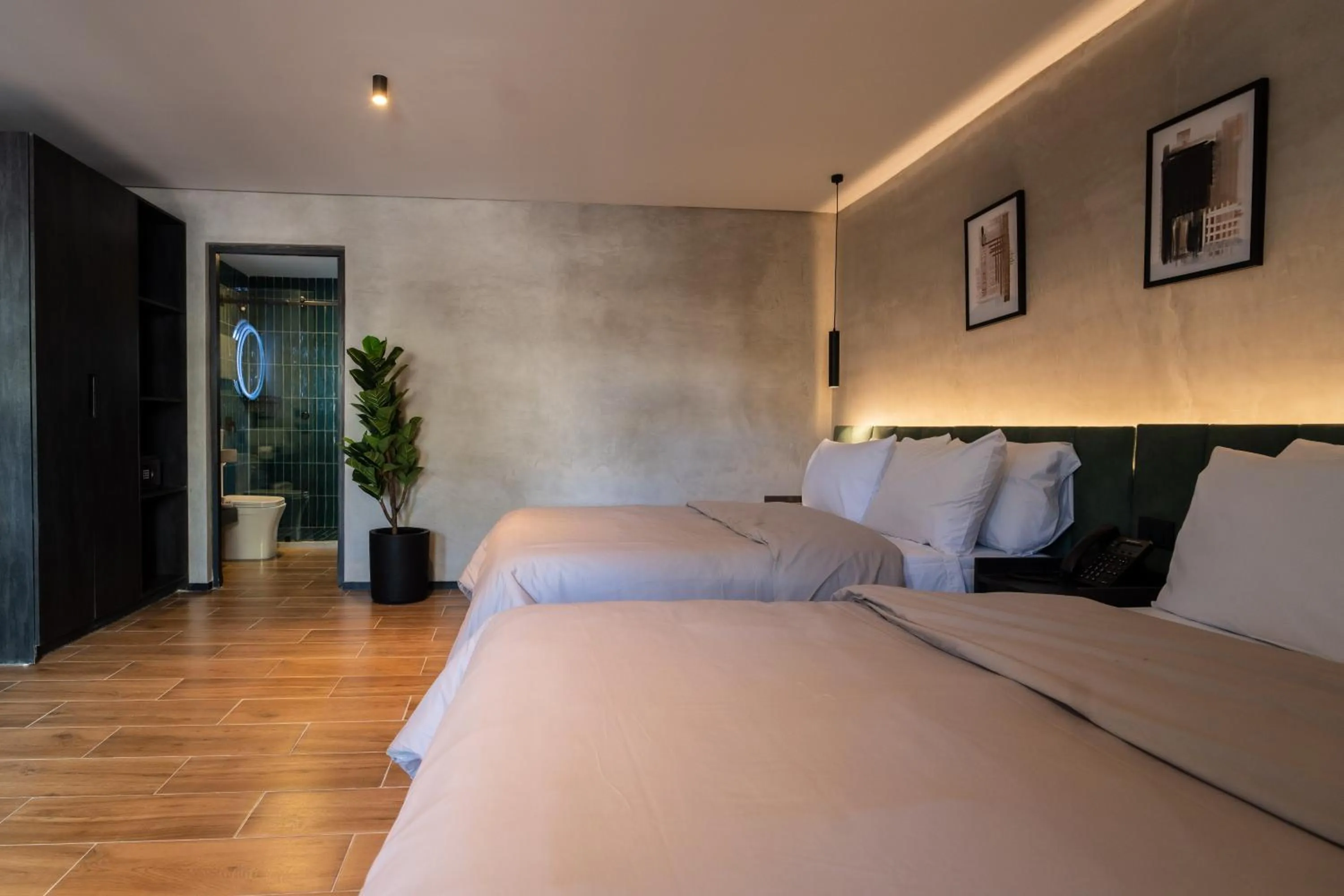 Bed in Hotel Alcala Expo