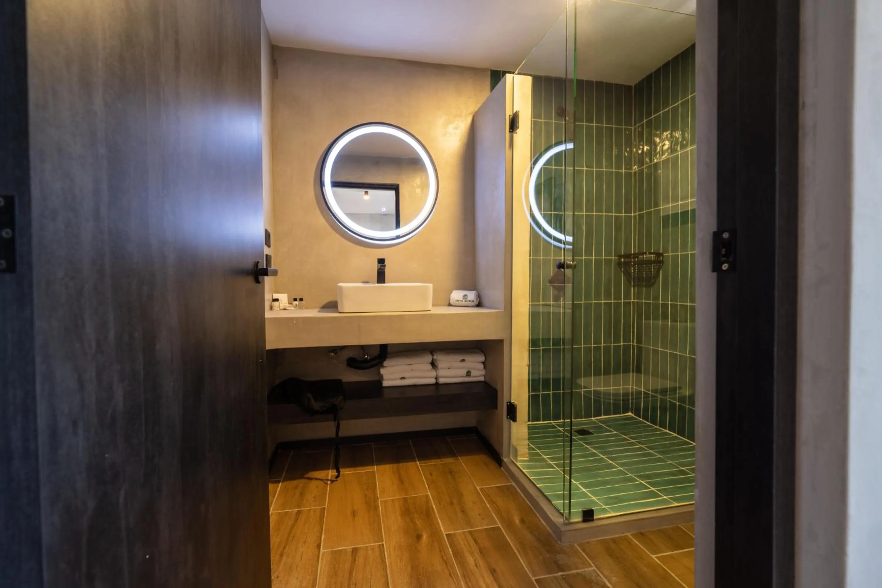 Shower in Hotel Alcala Expo