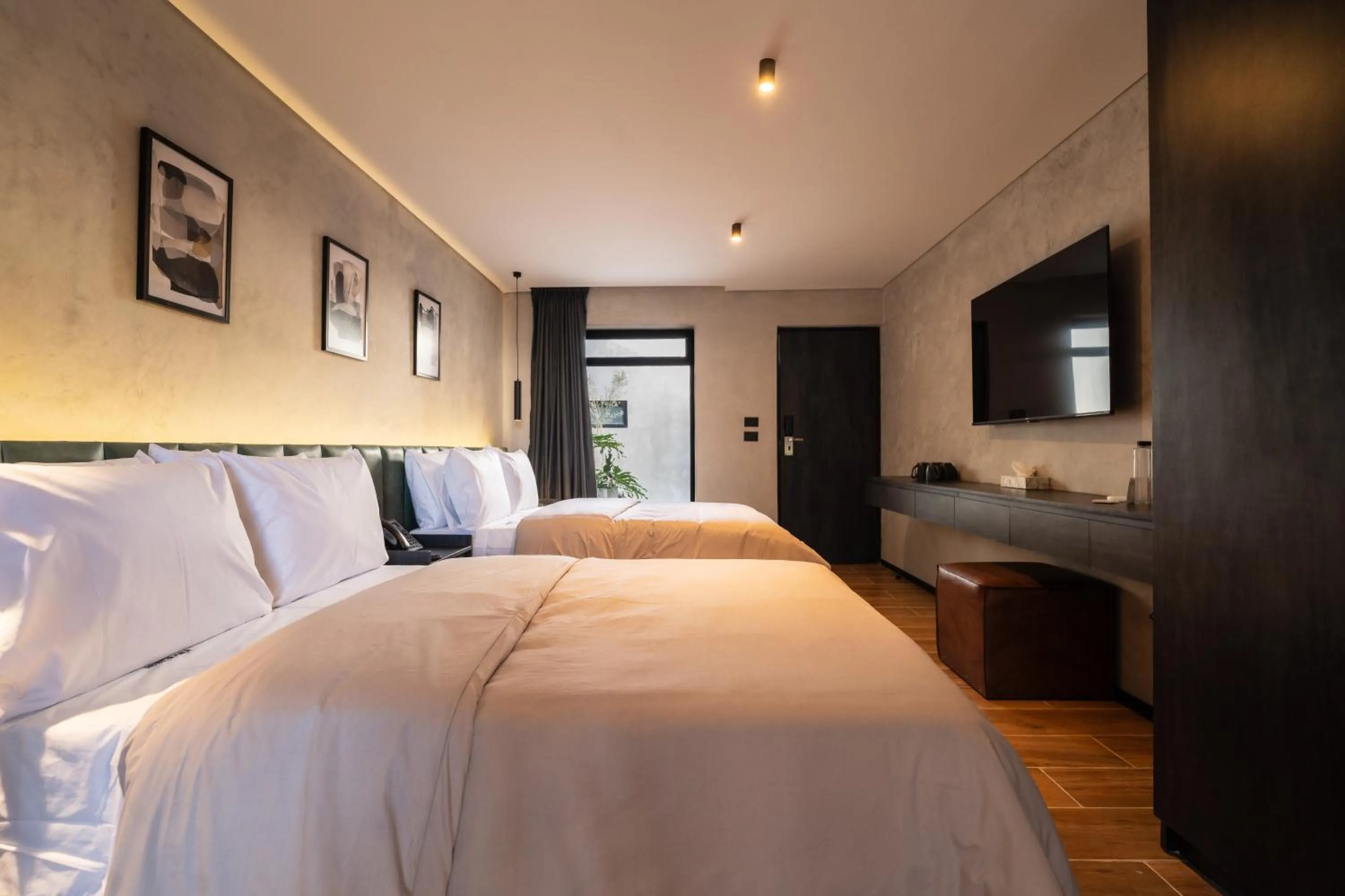 Bed in Hotel Alcala Expo