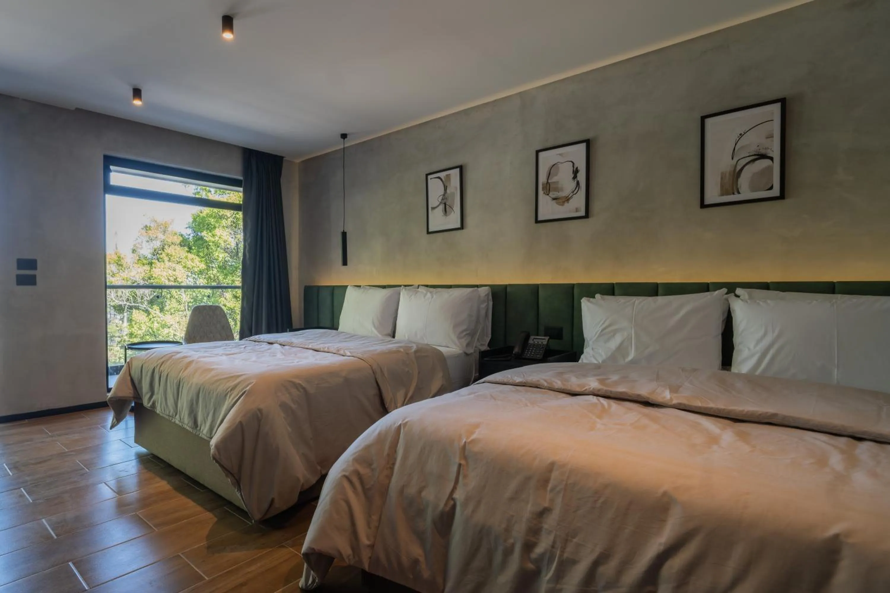 Bed in Hotel Alcala Expo