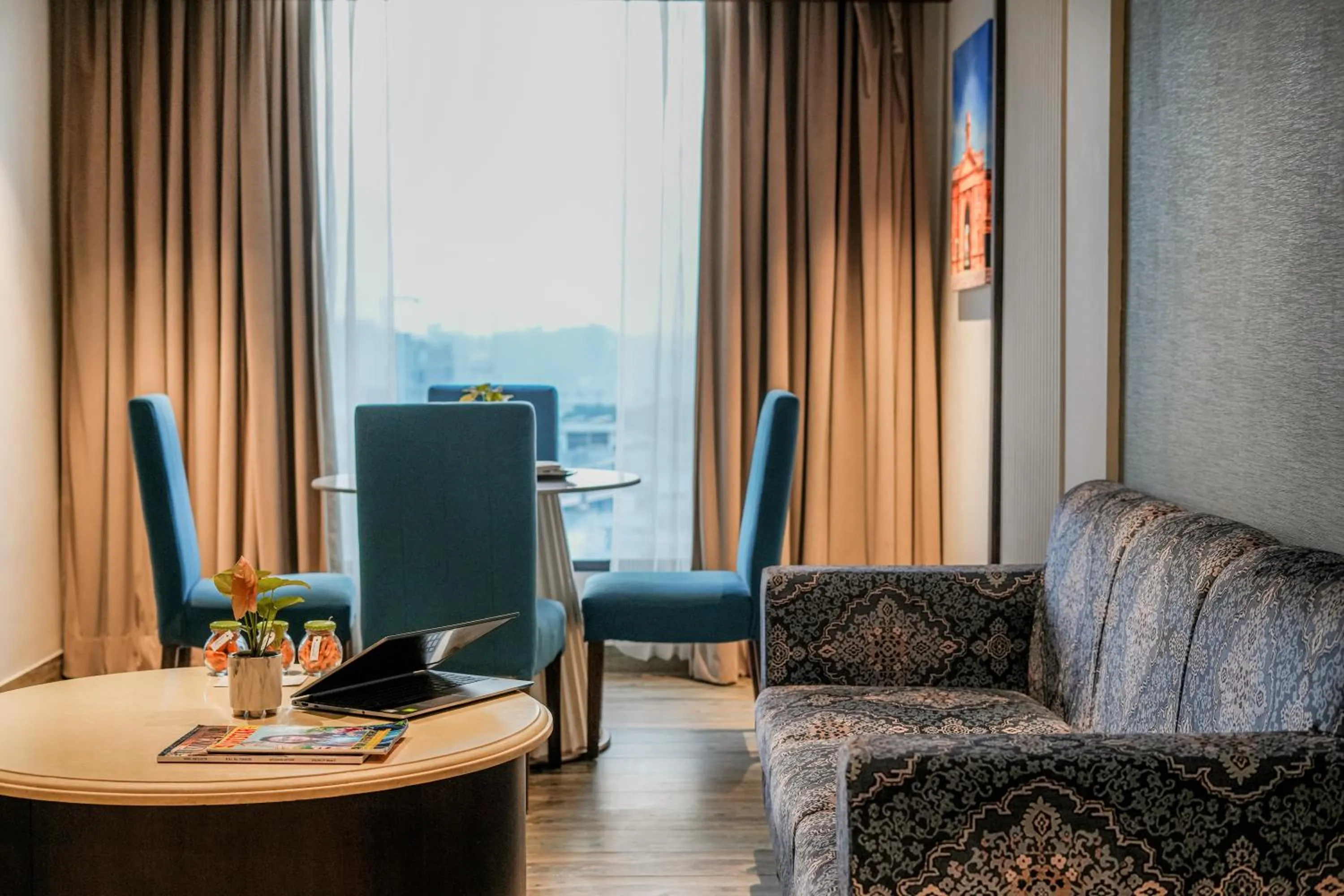 Communal lounge/ TV room in BluSalzz Residence Amritsar