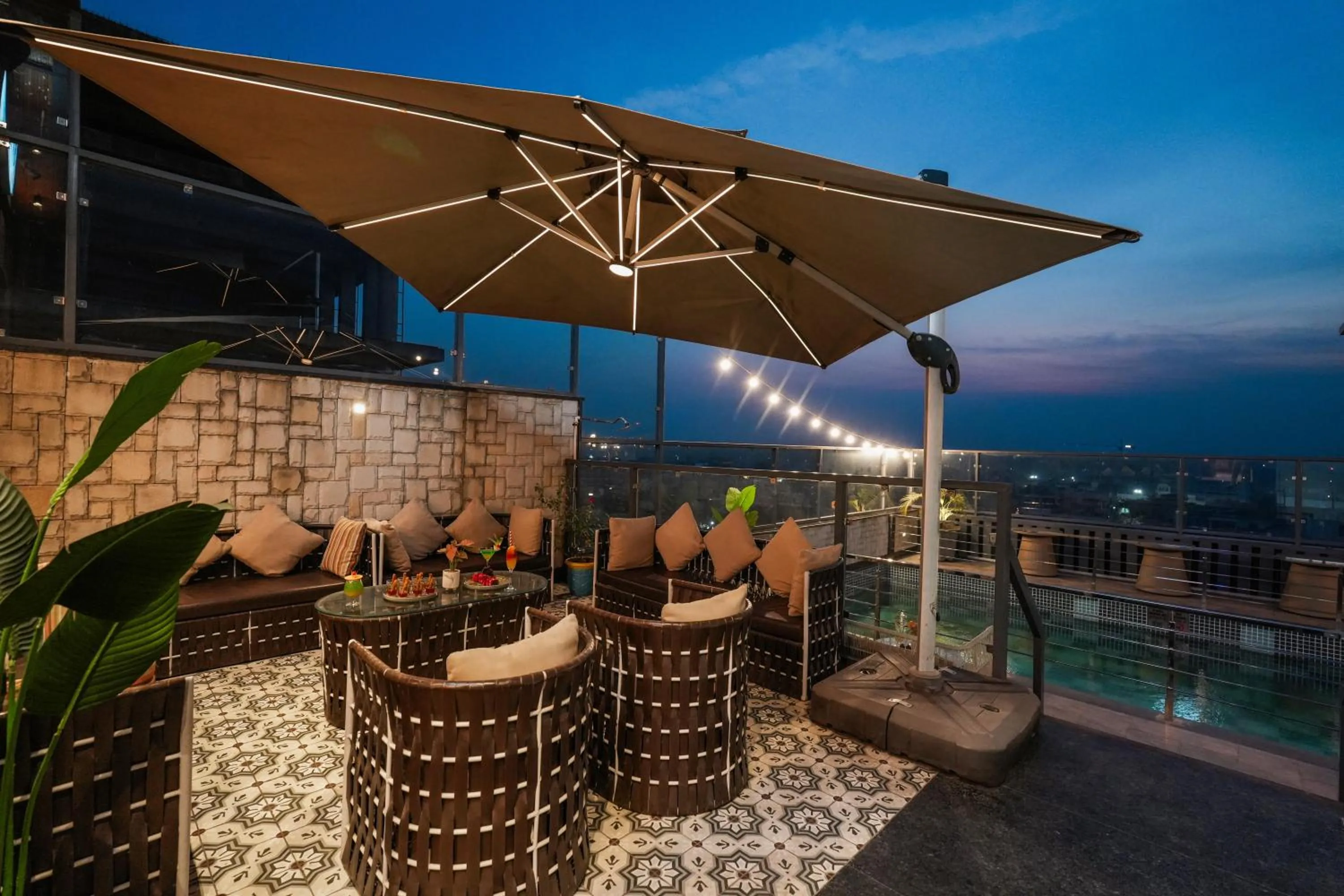 Living room in BluSalzz Residence Amritsar