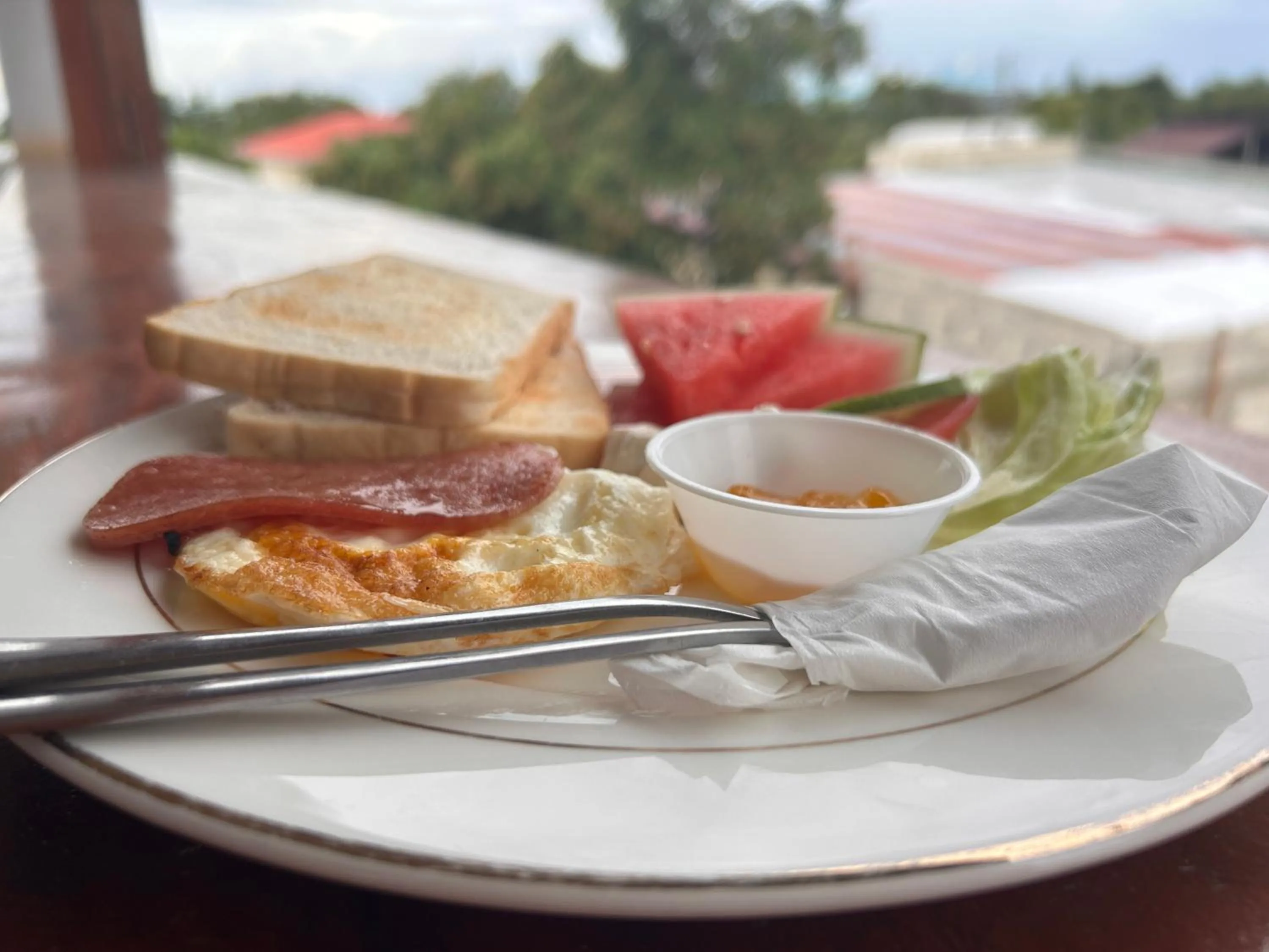 Breakfast in Fun Hotel