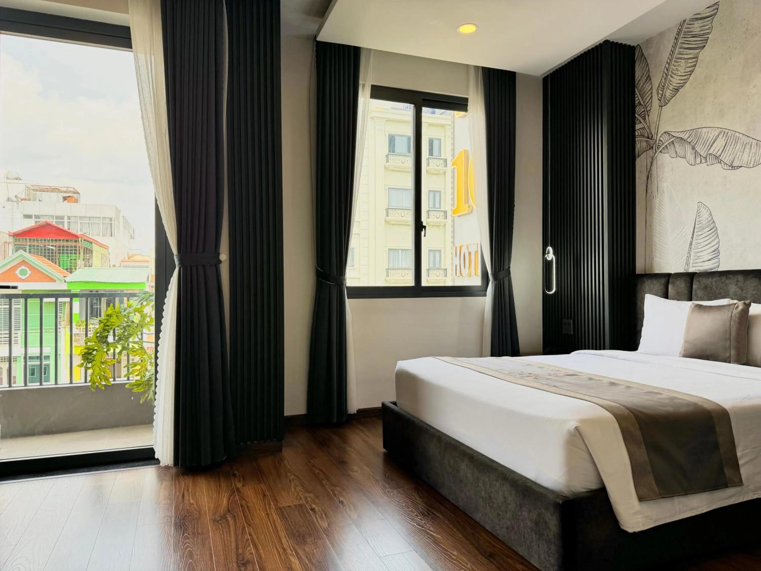 Bed in LION 10 HOTEL