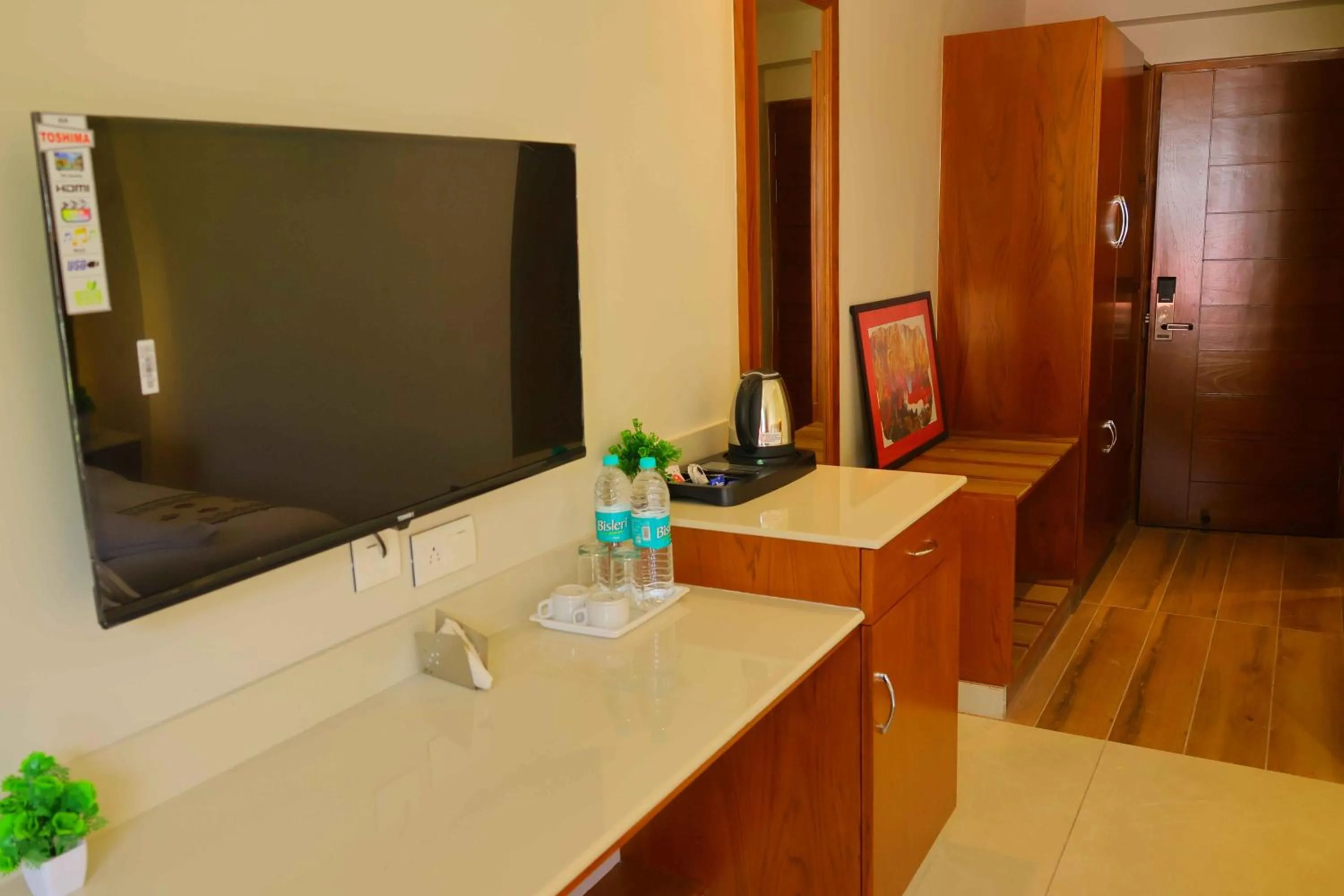 TV and multimedia in Sa-Ba Manali Inn, Mall Road