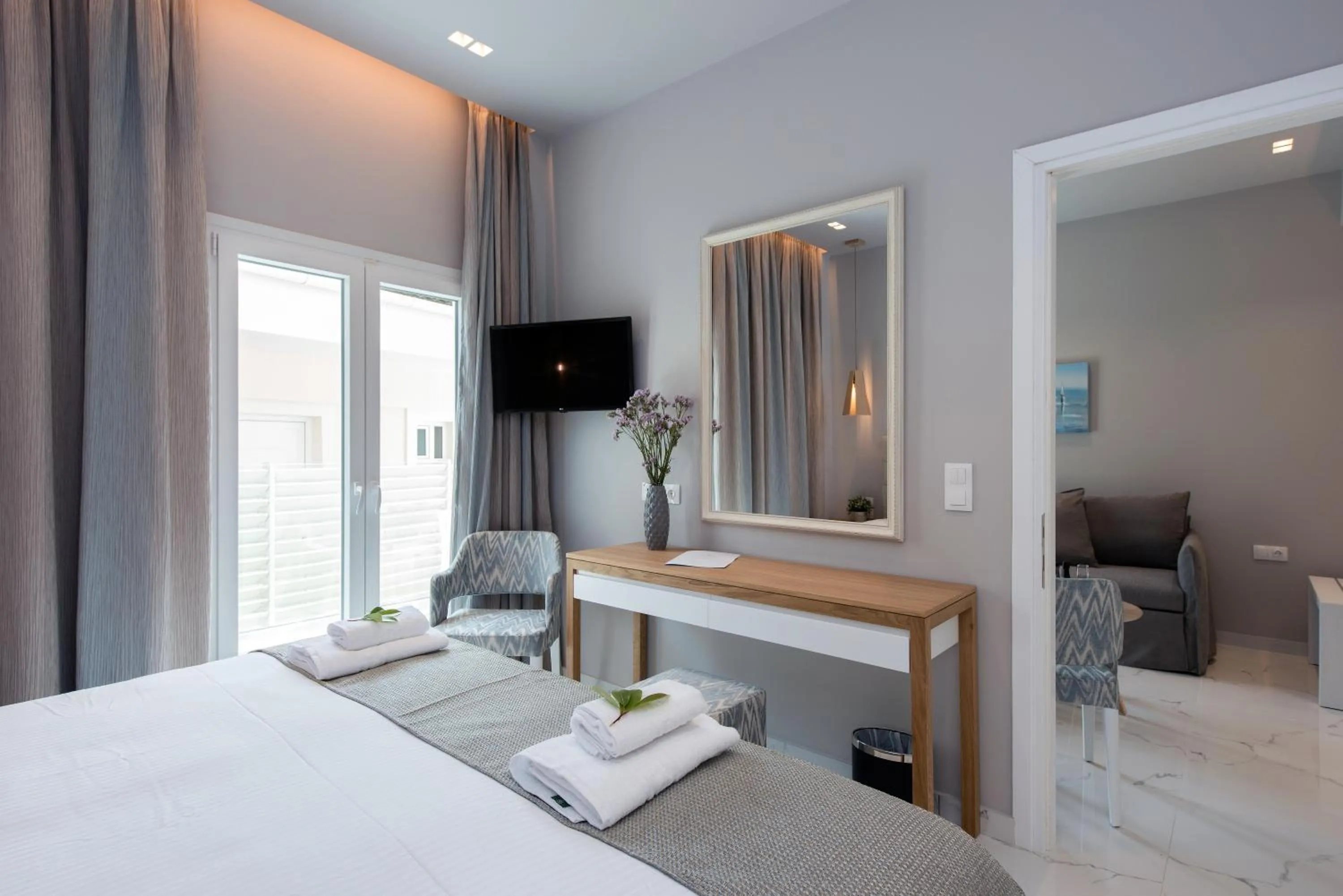 Photo of the whole room, Bed in Melina Bay Boutique Hotel