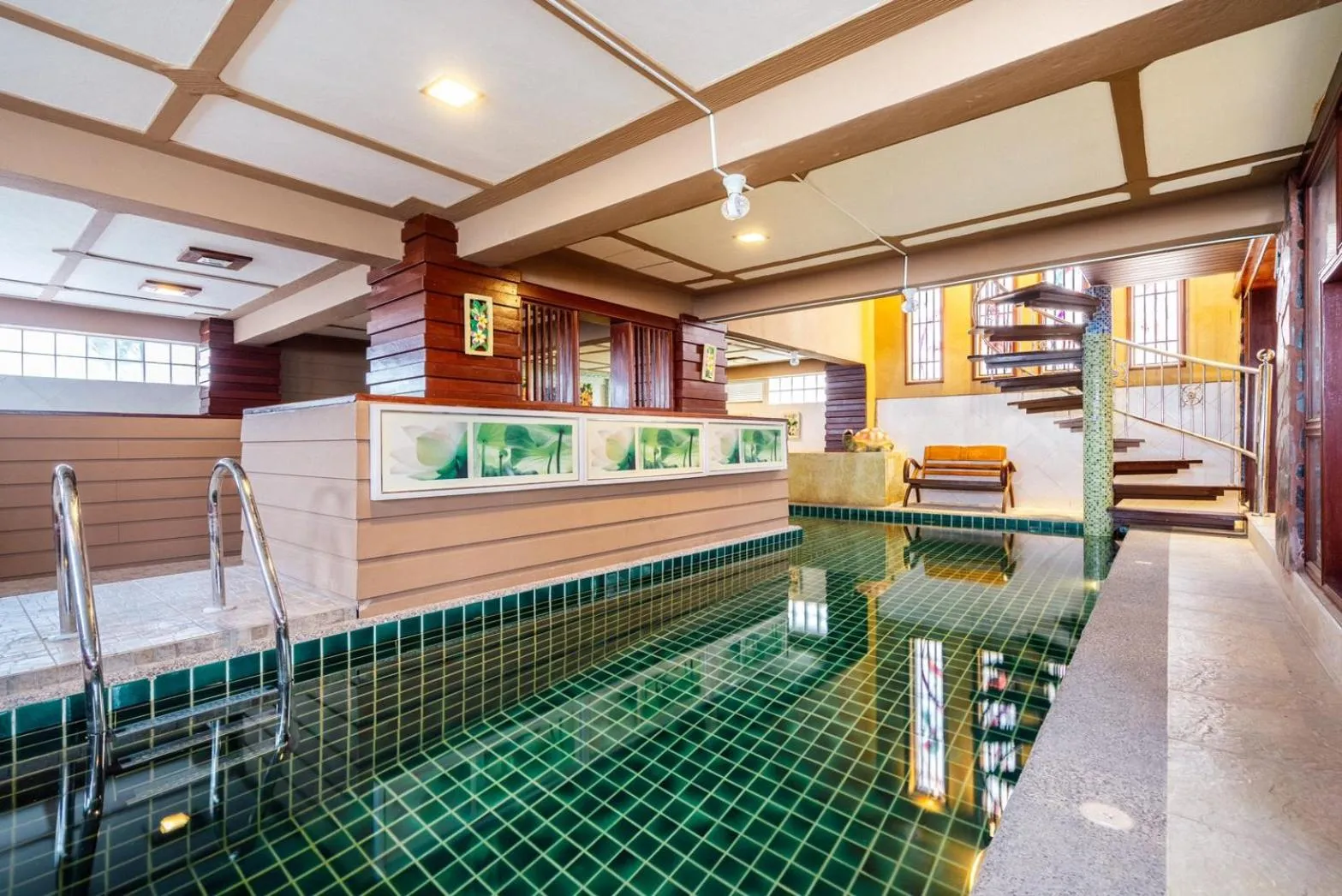 Swimming pool in Orchid Pool Villa Phuket - SHA Extra Plus & Warm pool