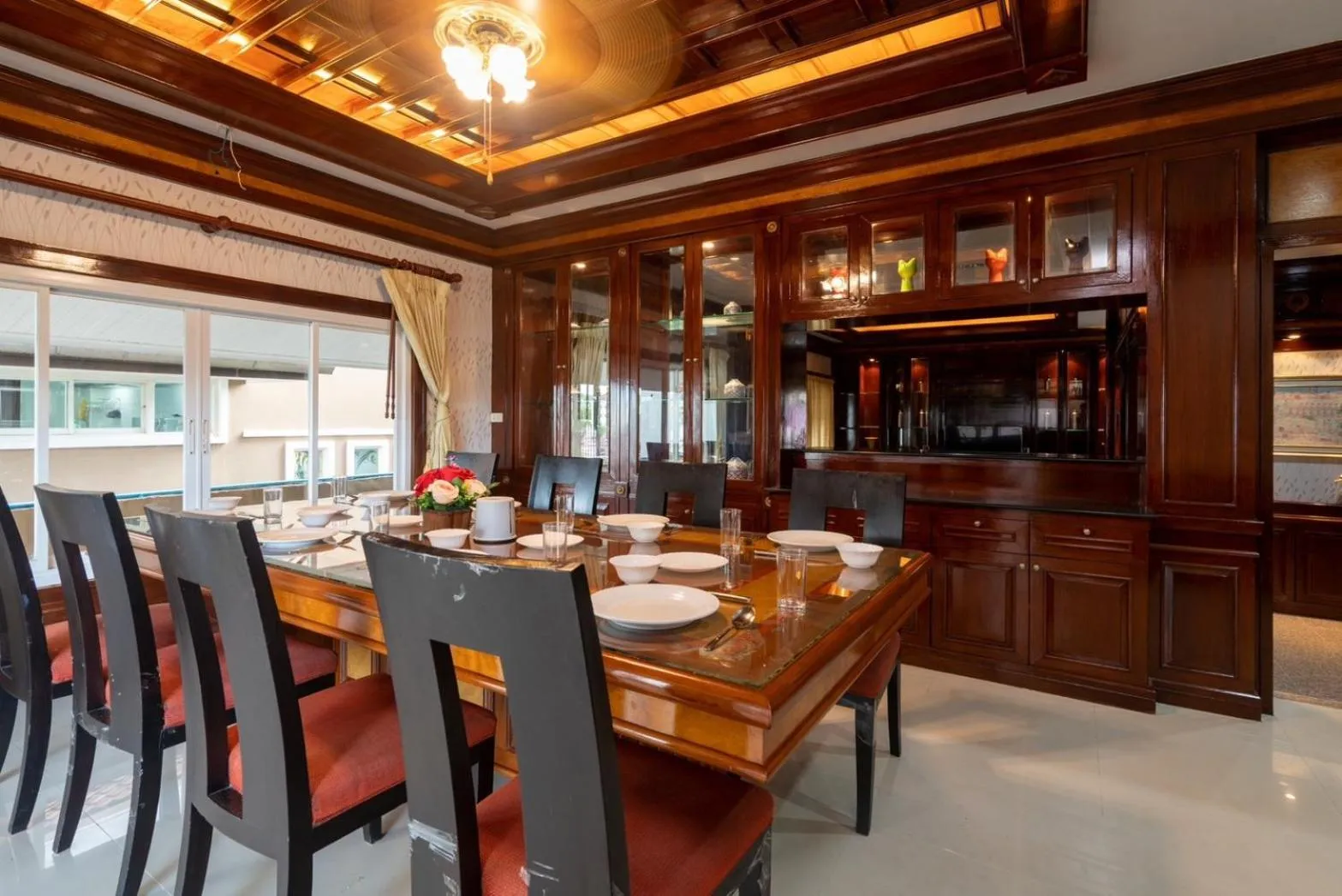 Dining area in Orchid Pool Villa Phuket - SHA Extra Plus & Warm pool