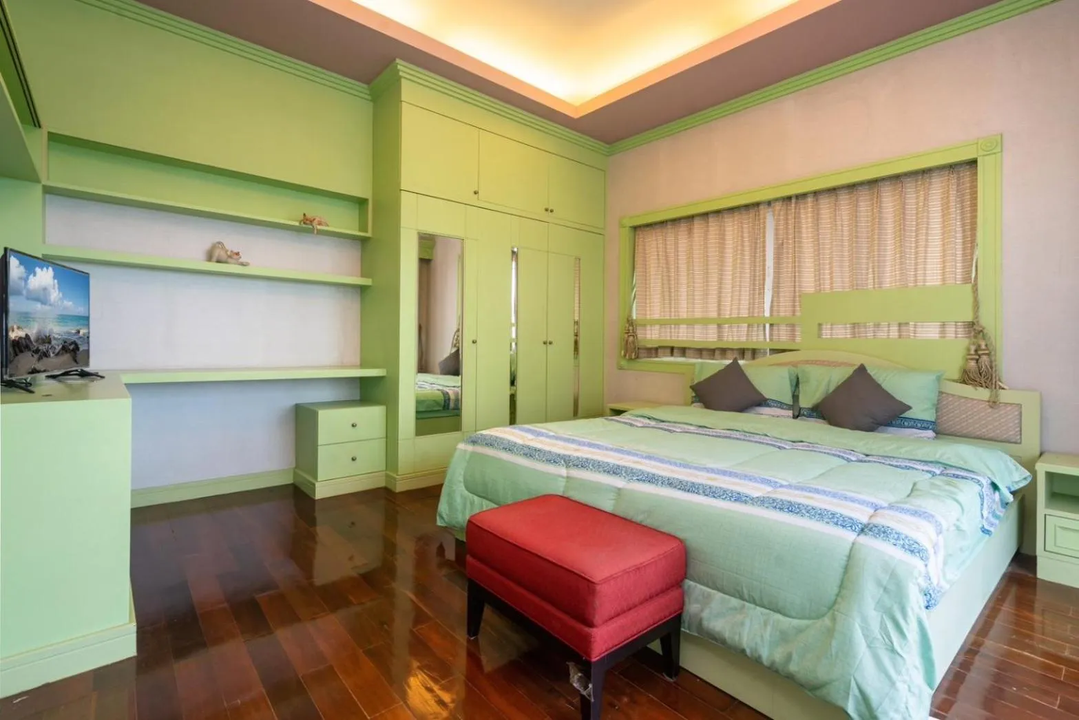 TV and multimedia, Bed in Orchid Pool Villa Phuket - SHA Extra Plus & Warm pool