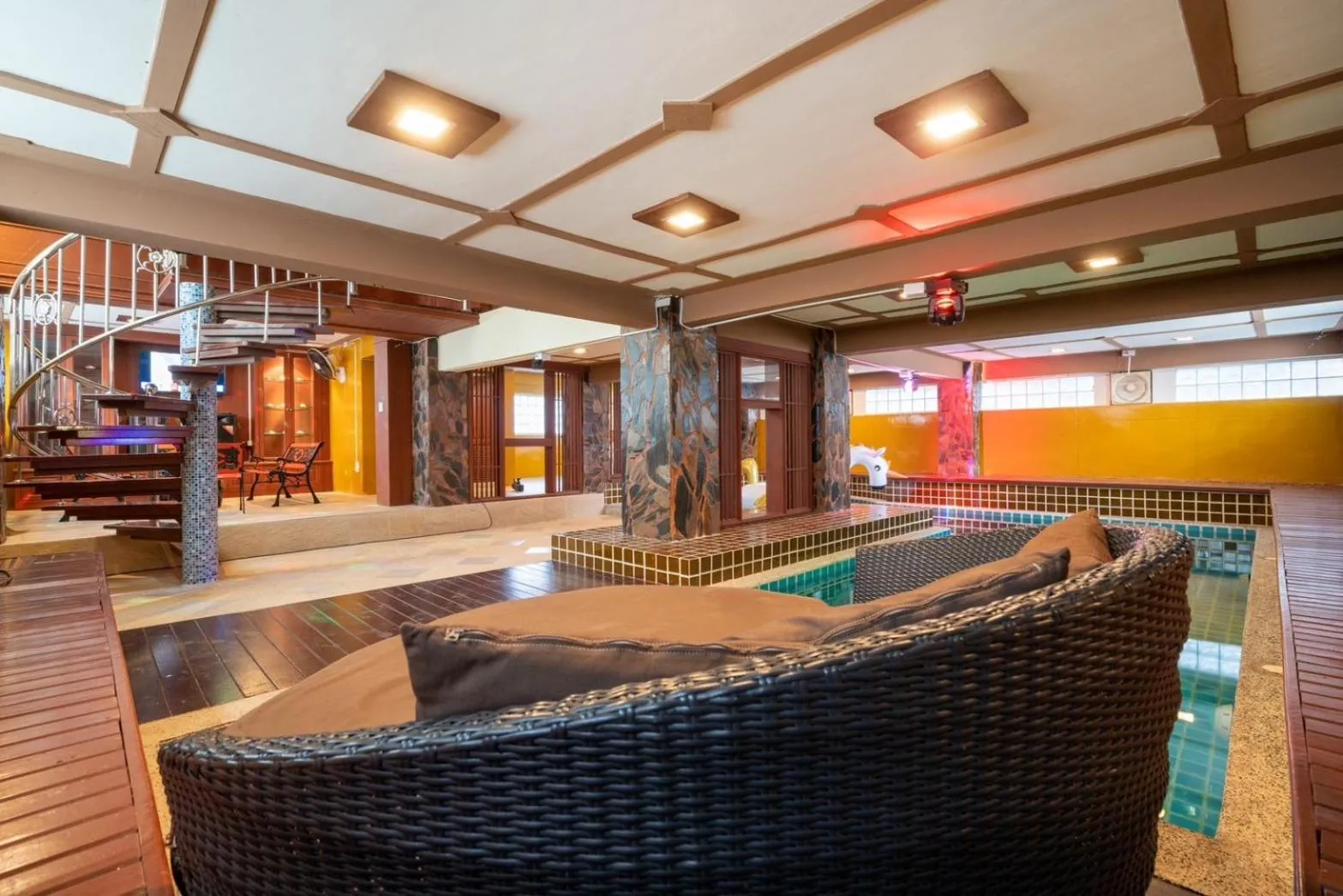 Swimming pool in Orchid Pool Villa Phuket - SHA Extra Plus & Warm pool