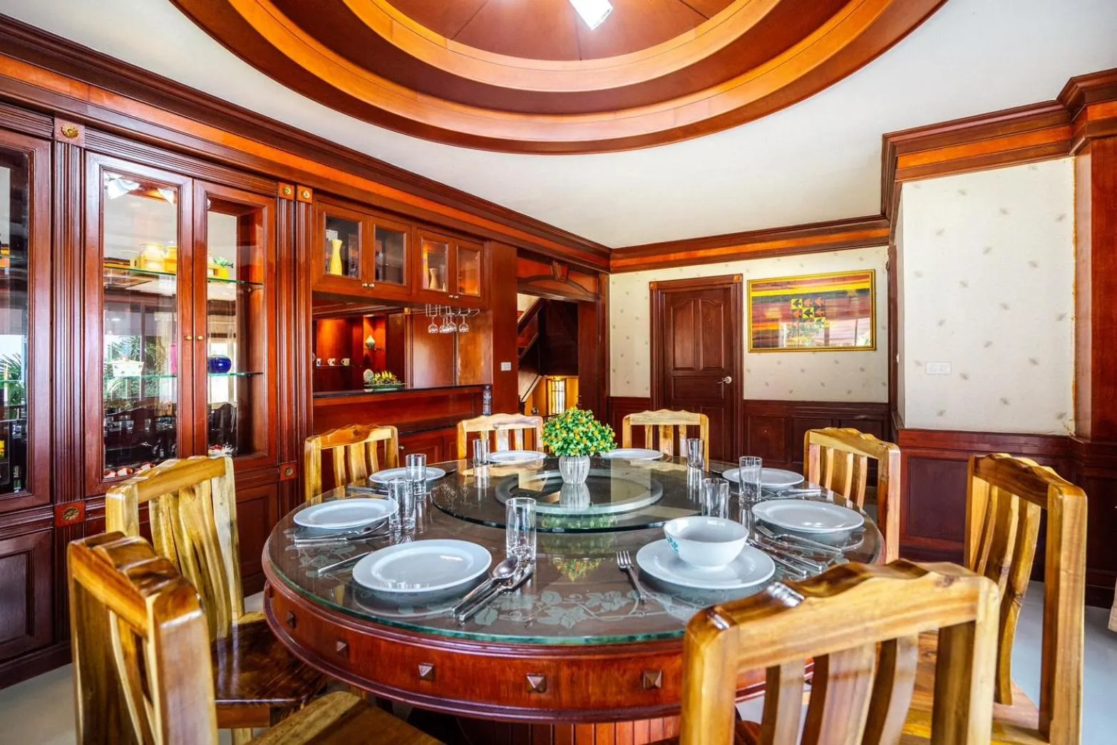 Dining area in Orchid Pool Villa Phuket - SHA Extra Plus & Warm pool