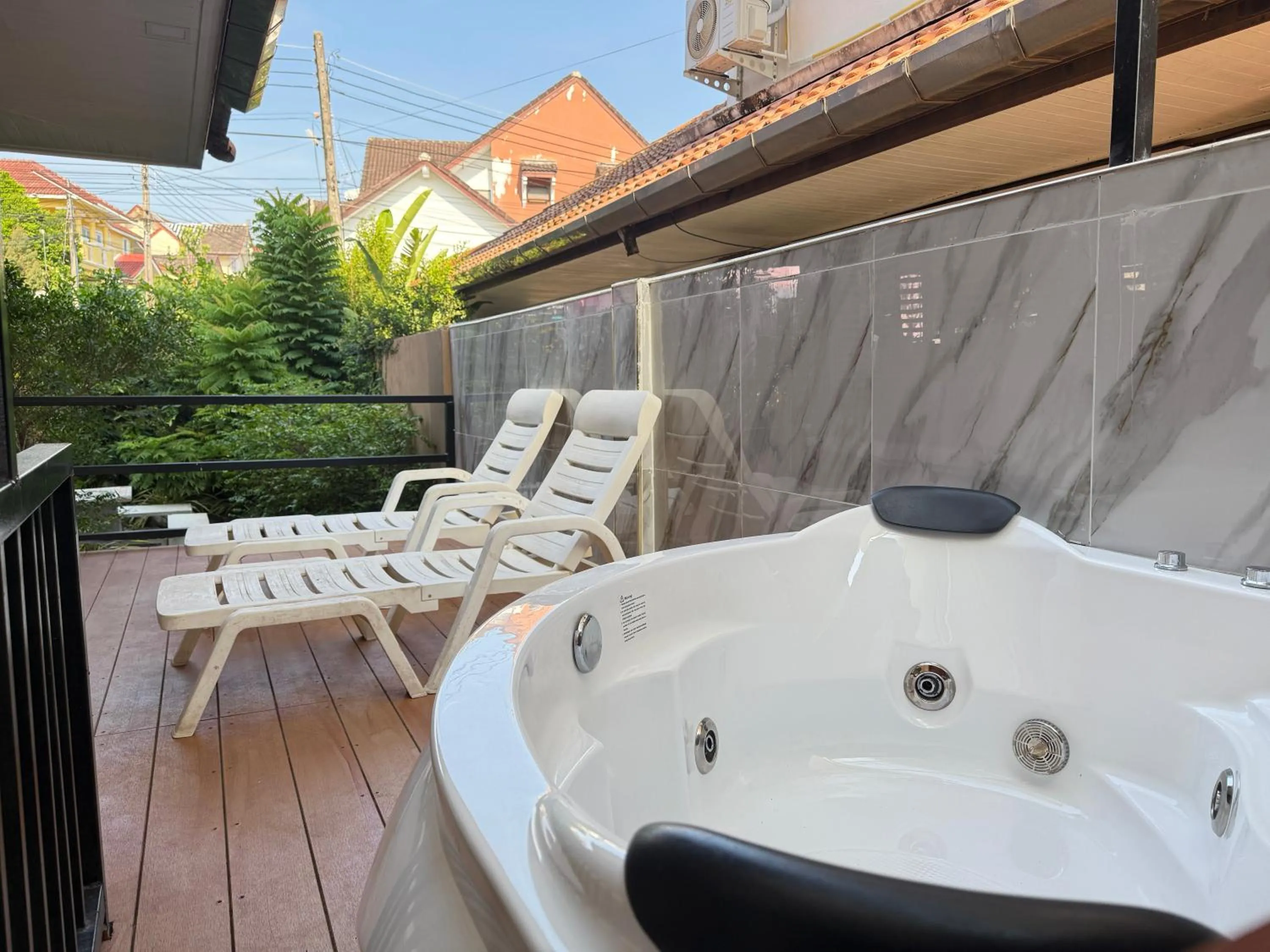 Hot Tub in Orchid Pool Villa Phuket - SHA Extra Plus & Warm pool