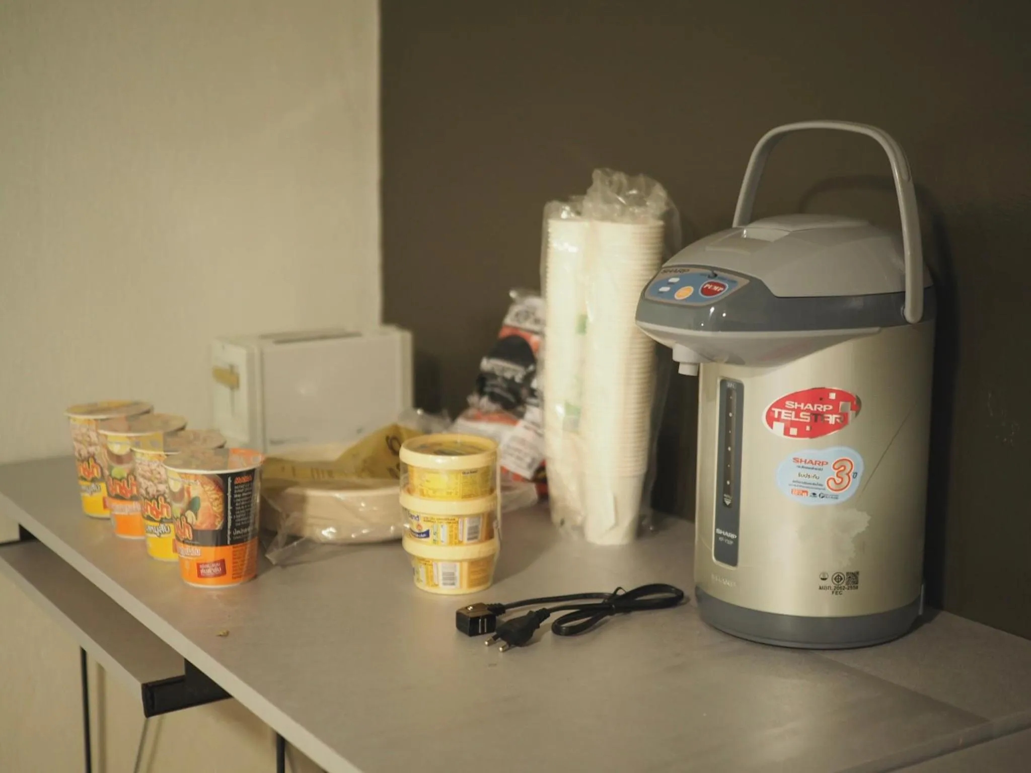 Kitchen or kitchenette in Krung Tone Hostel