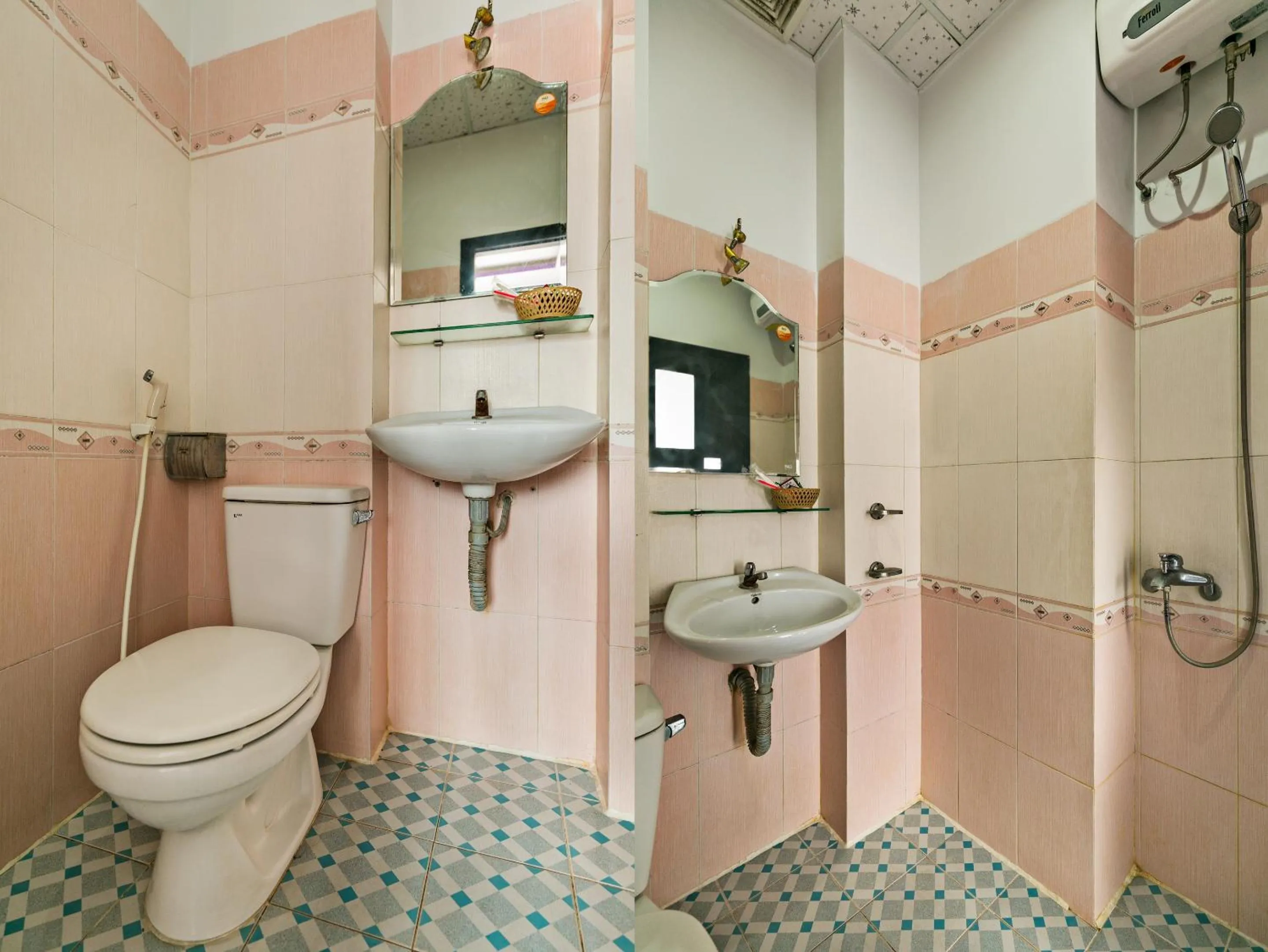 Bathroom in Loan Anh 2 Hotel