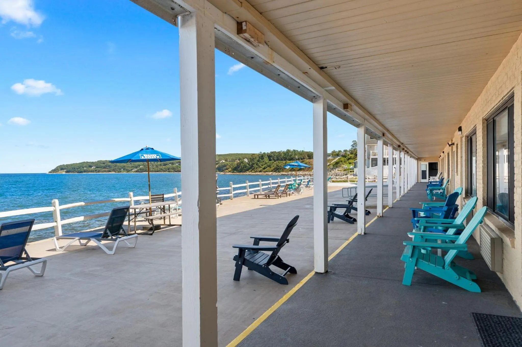 Patio in Pilgrim Sands on Long Beach