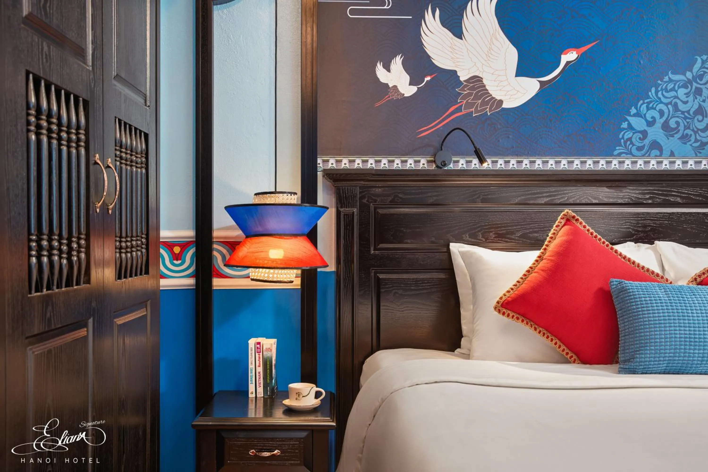 Bed in Eliana Signature Hanoi Hotel