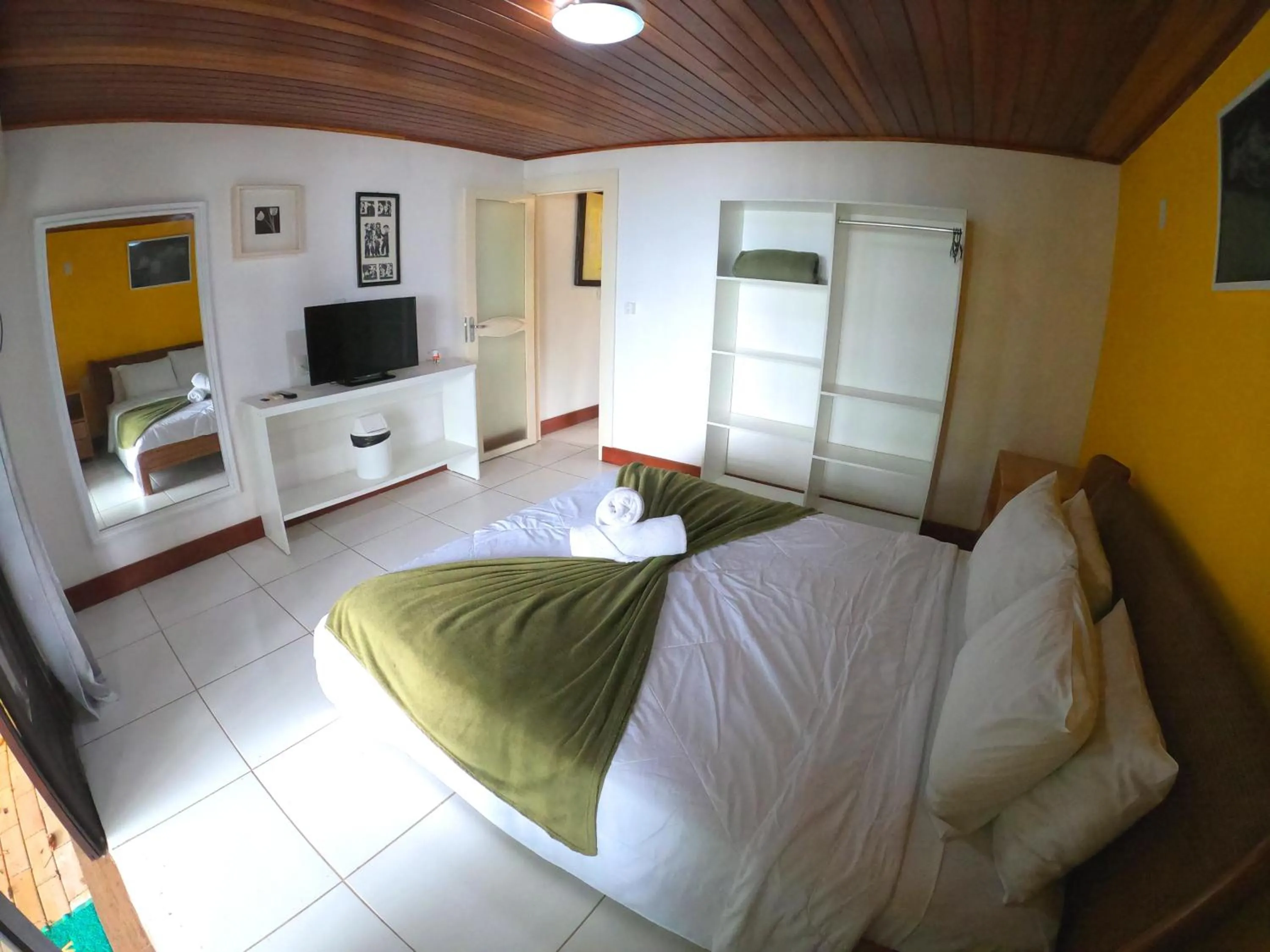 Bed in Hotel Pé na Areia