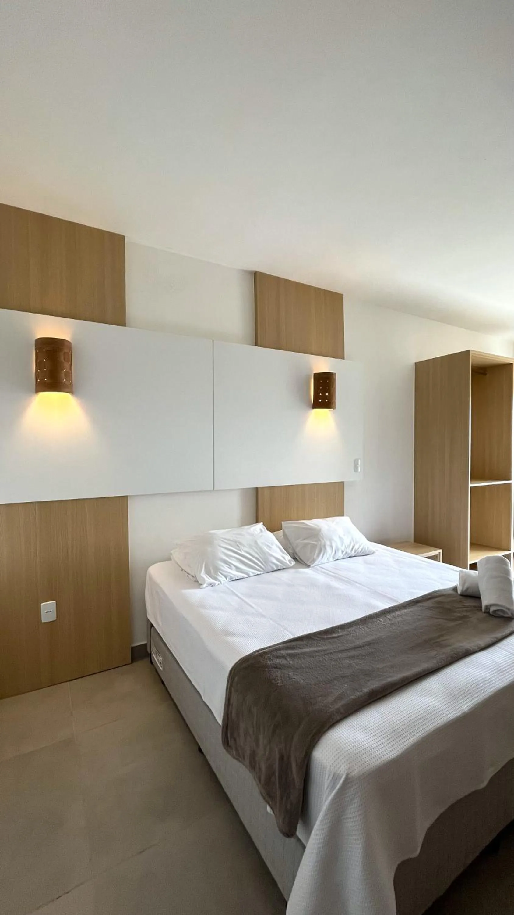 Bed in Hotel Pé na Areia