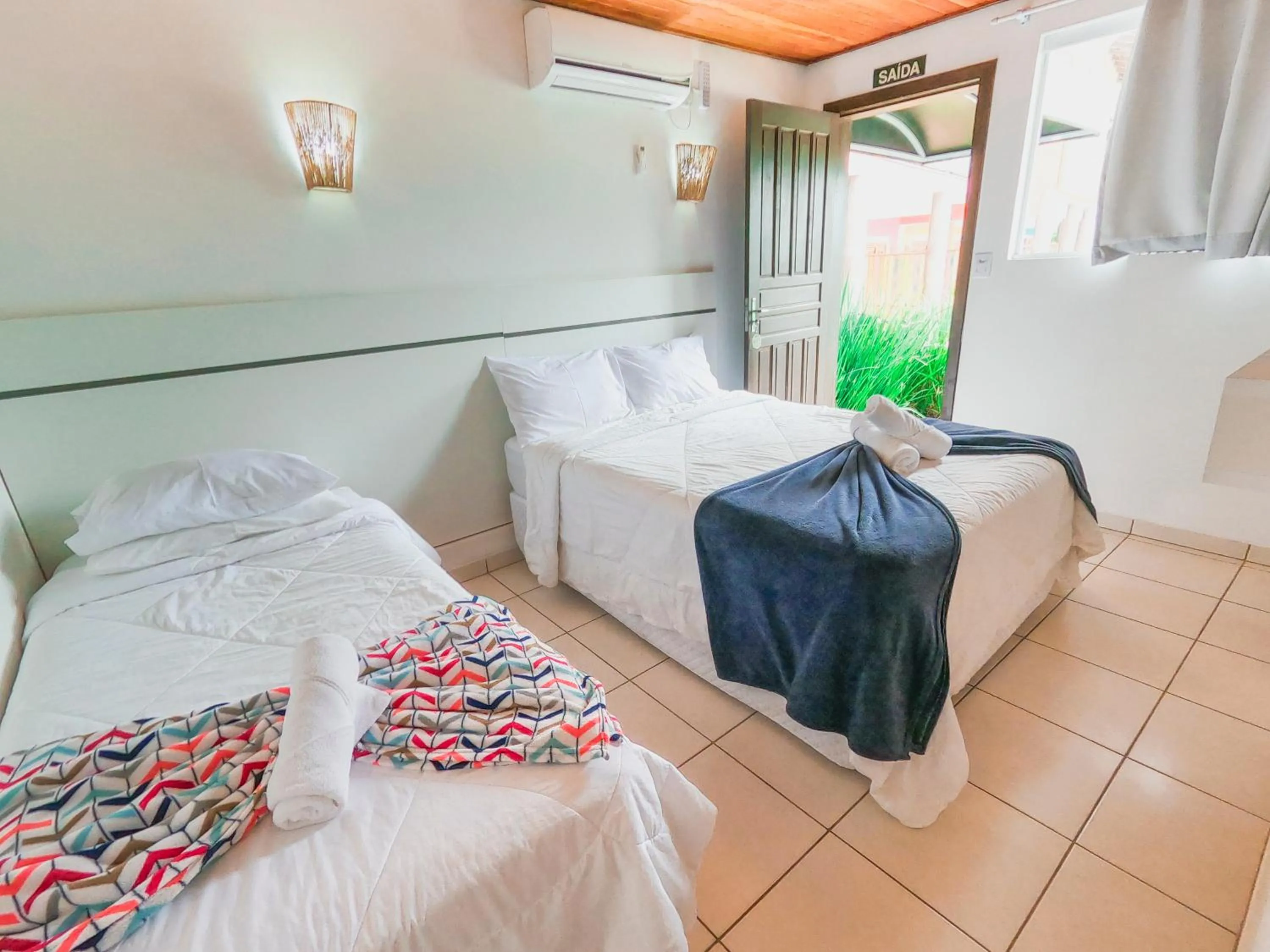 Bed in Hotel Pé na Areia