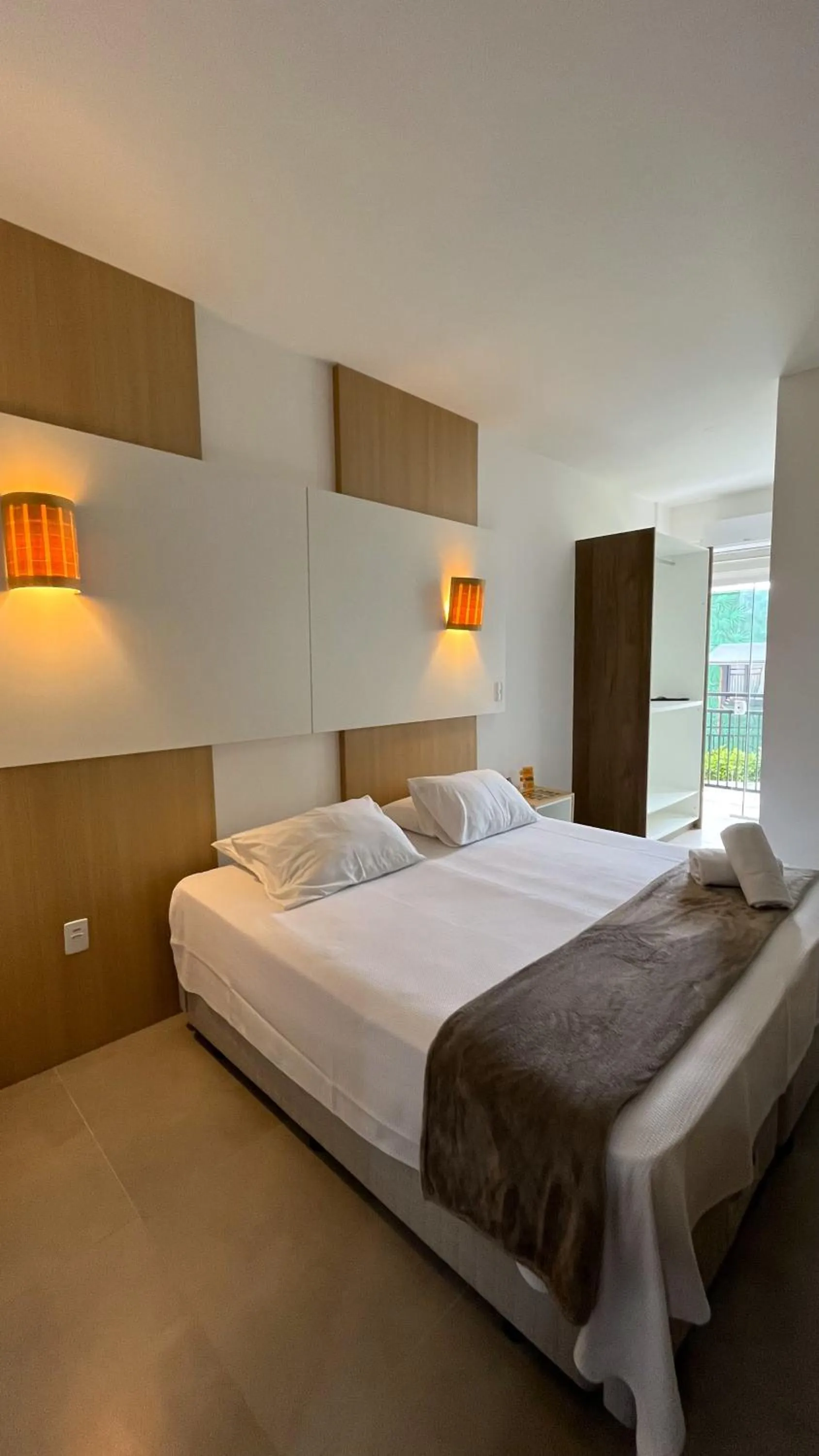 Bed in Hotel Pé na Areia