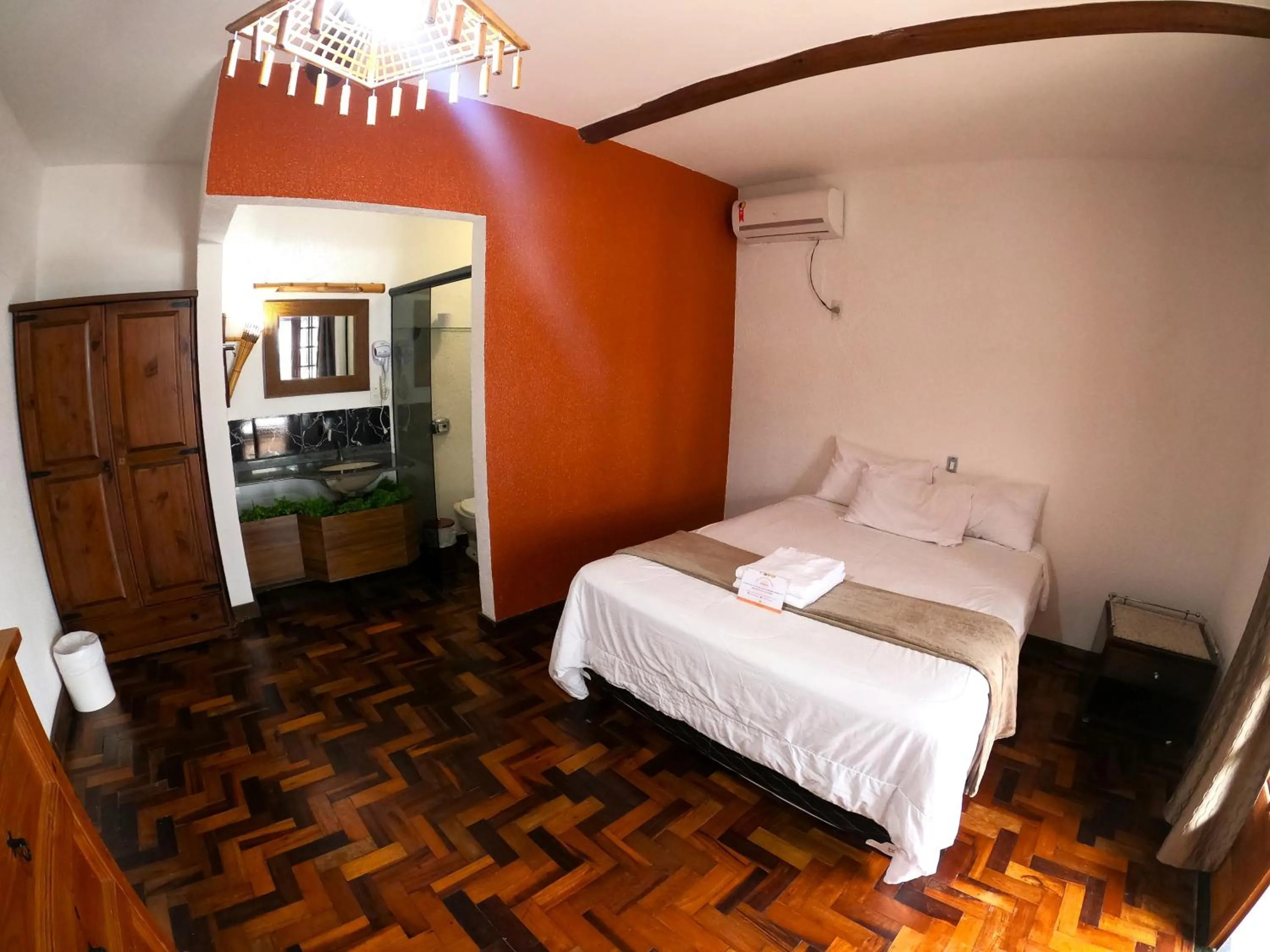 Bed in Hotel Pé na Areia