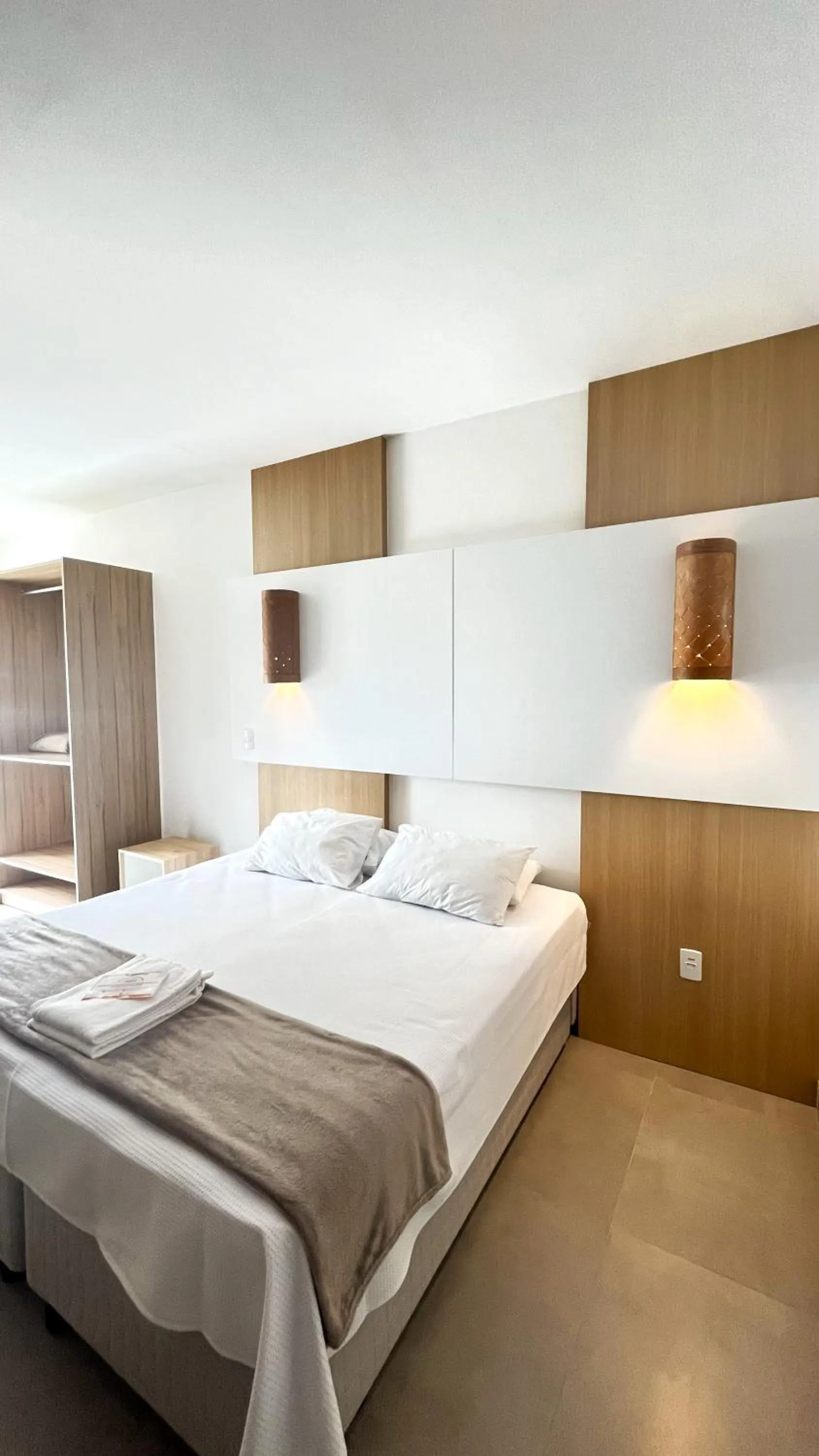 Bed in Hotel Pé na Areia