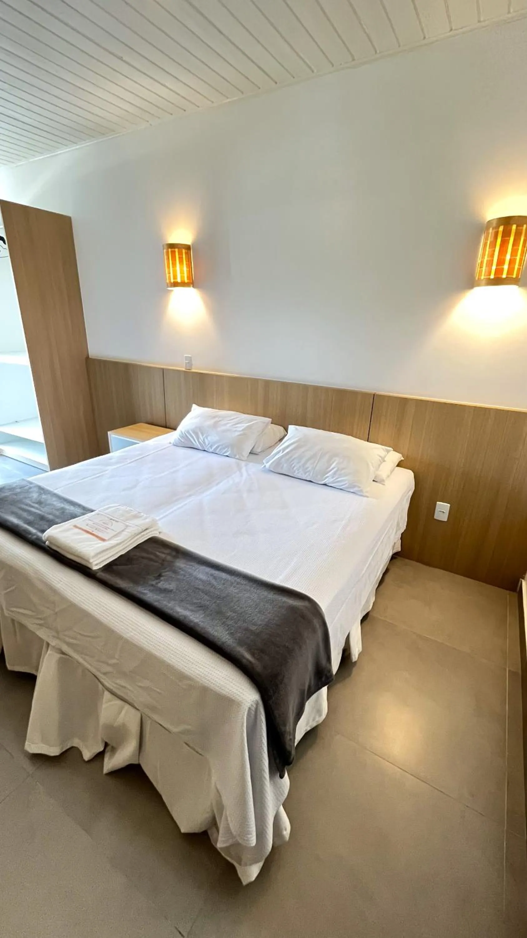 Bed in Hotel Pé na Areia