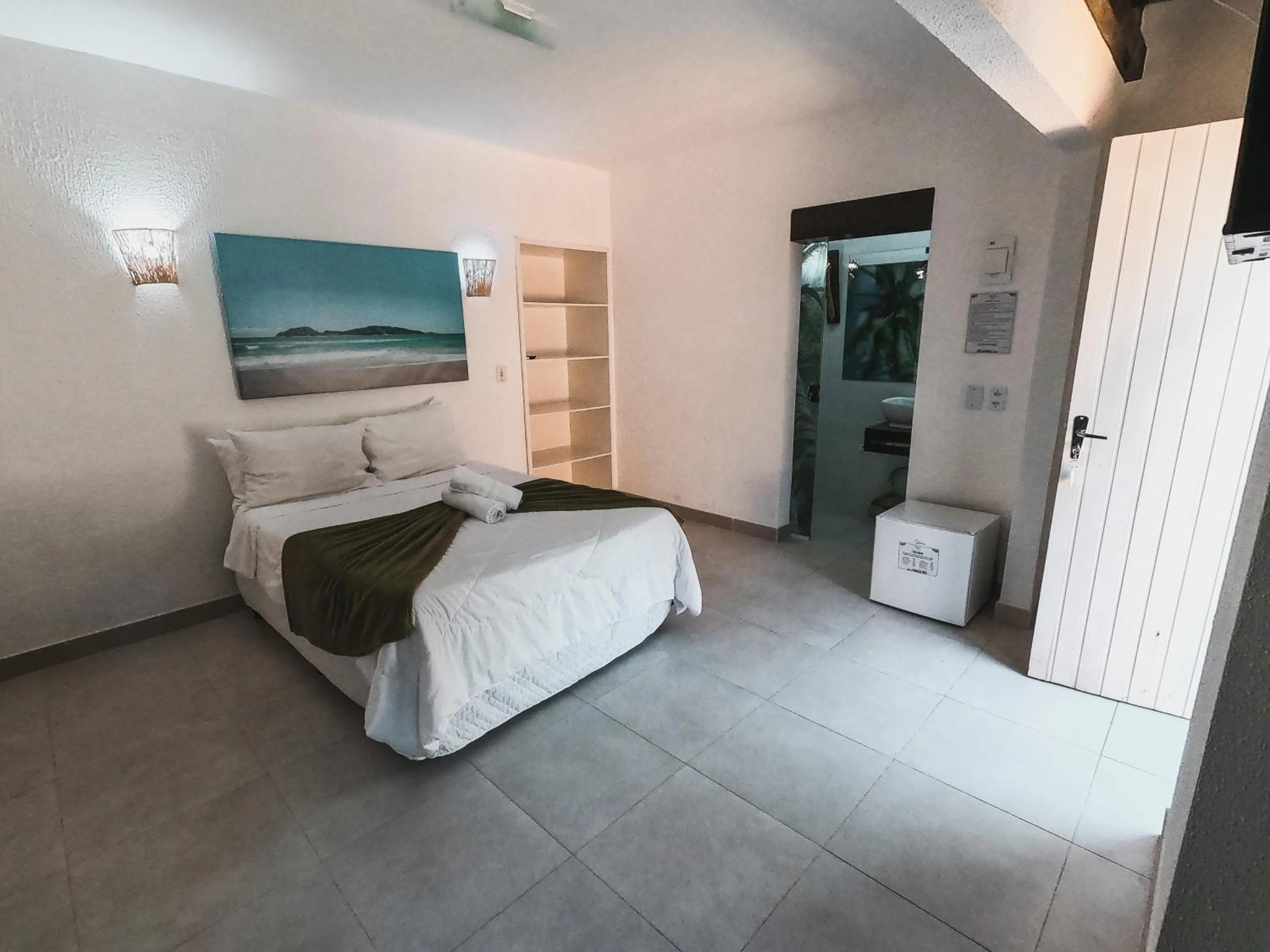 Bed in Hotel Pé na Areia