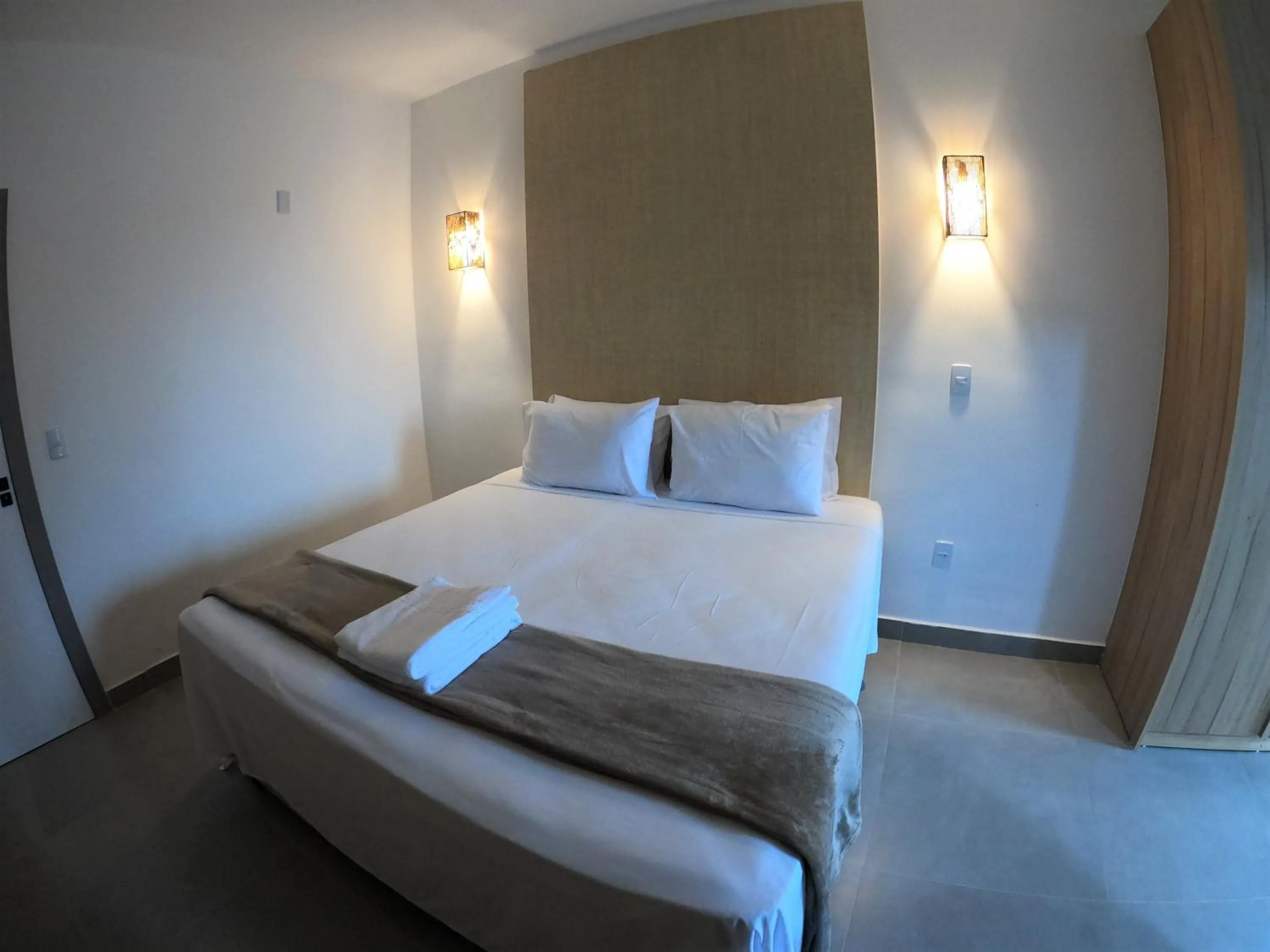 Bed in Hotel Pé na Areia