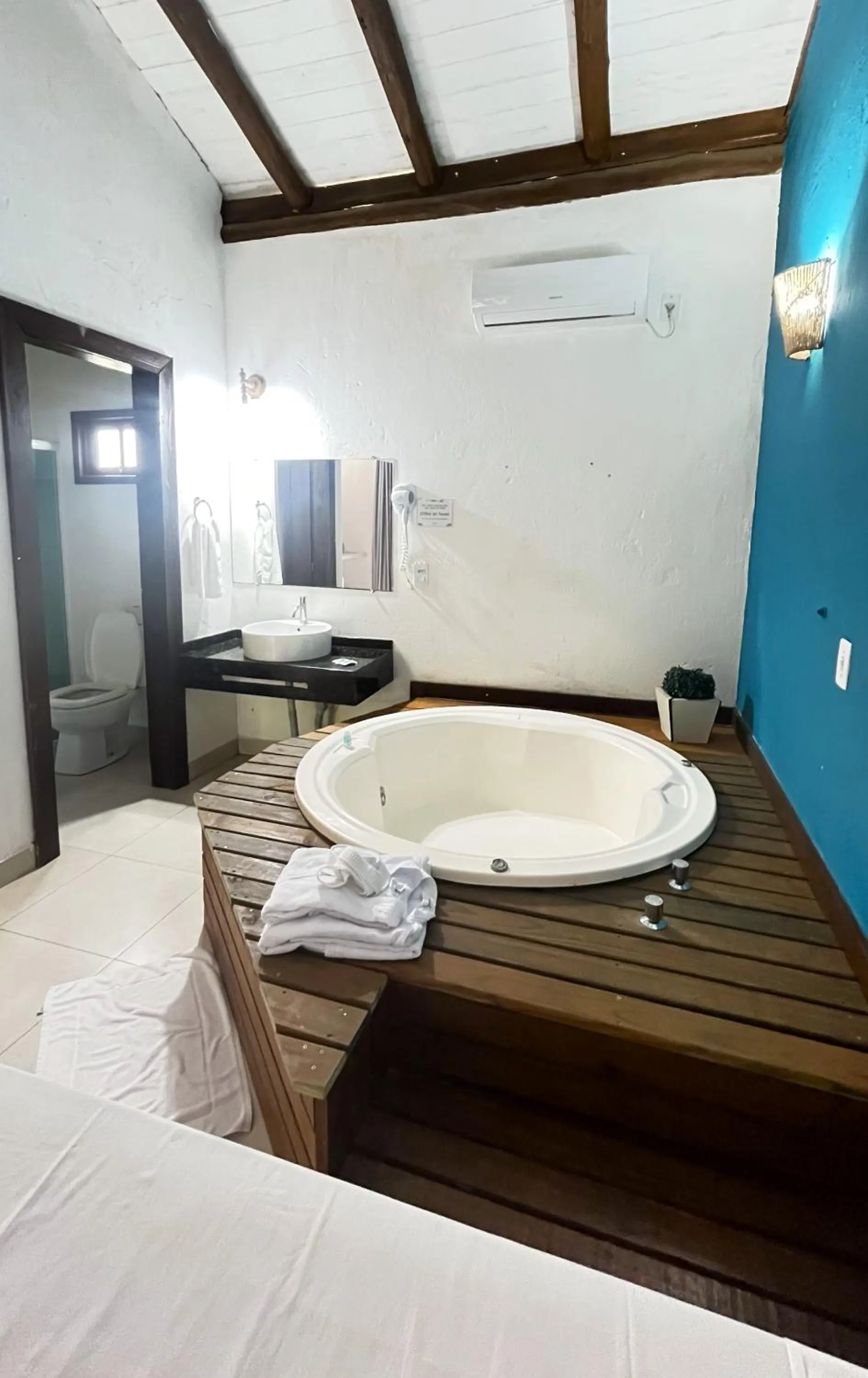 Bed in Hotel Pé na Areia