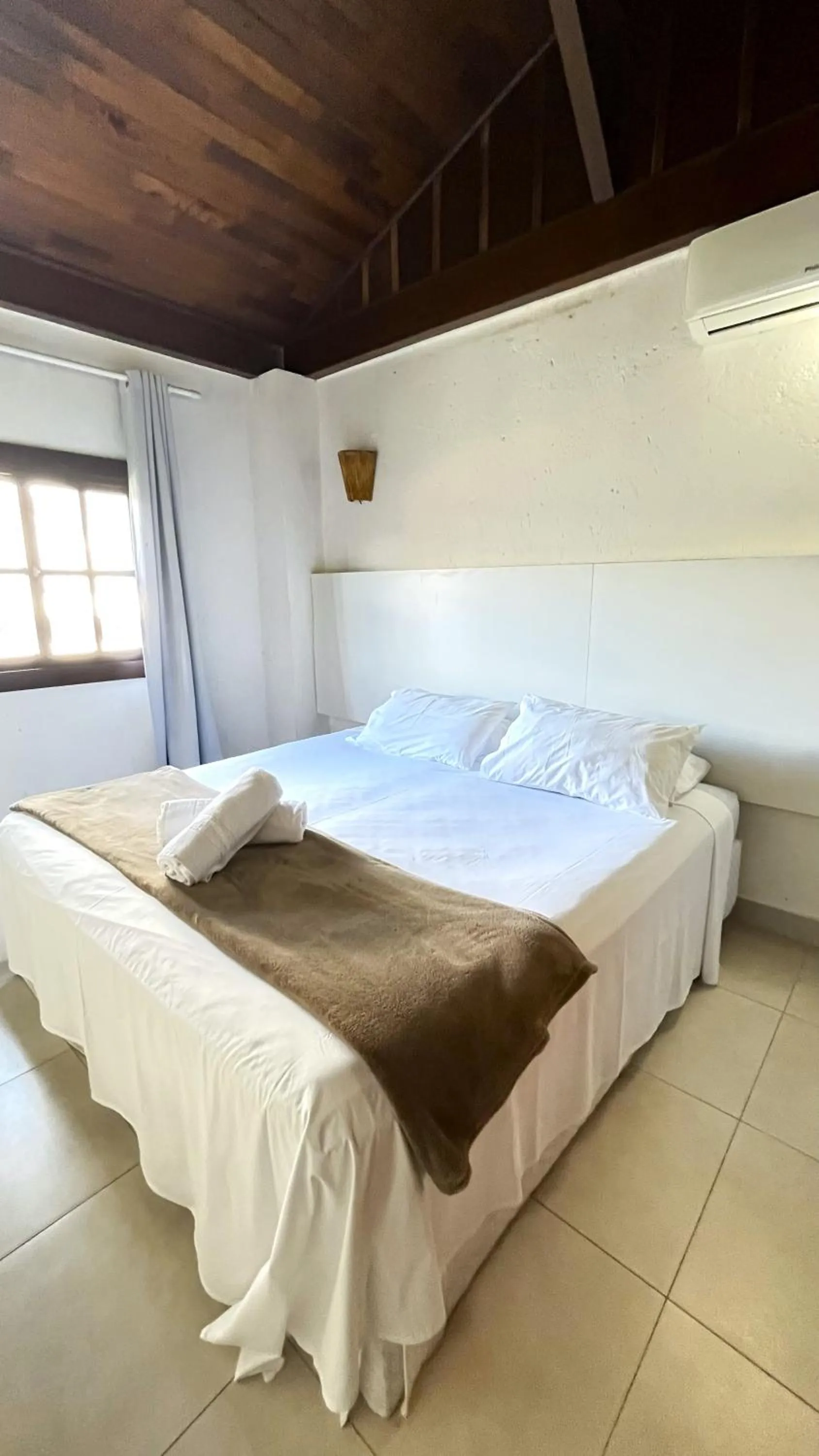 Bed in Hotel Pé na Areia