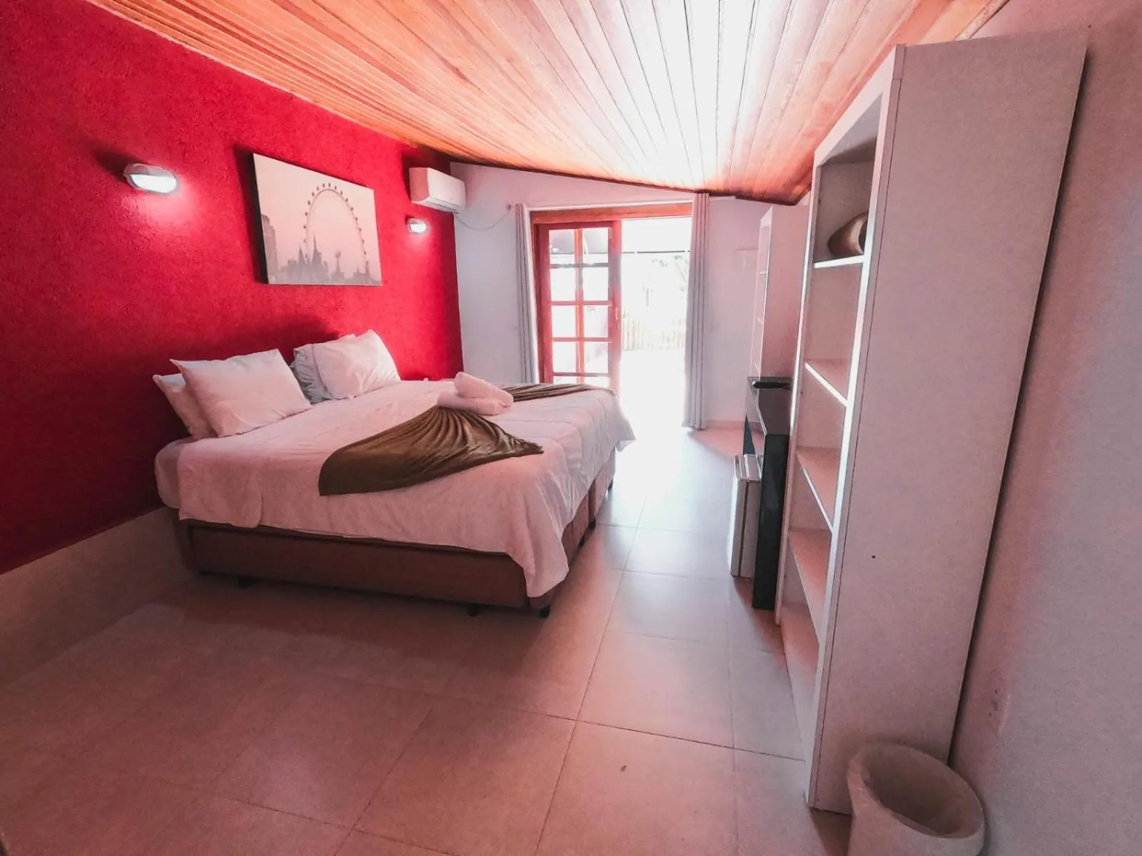 Bed in Hotel Pé na Areia