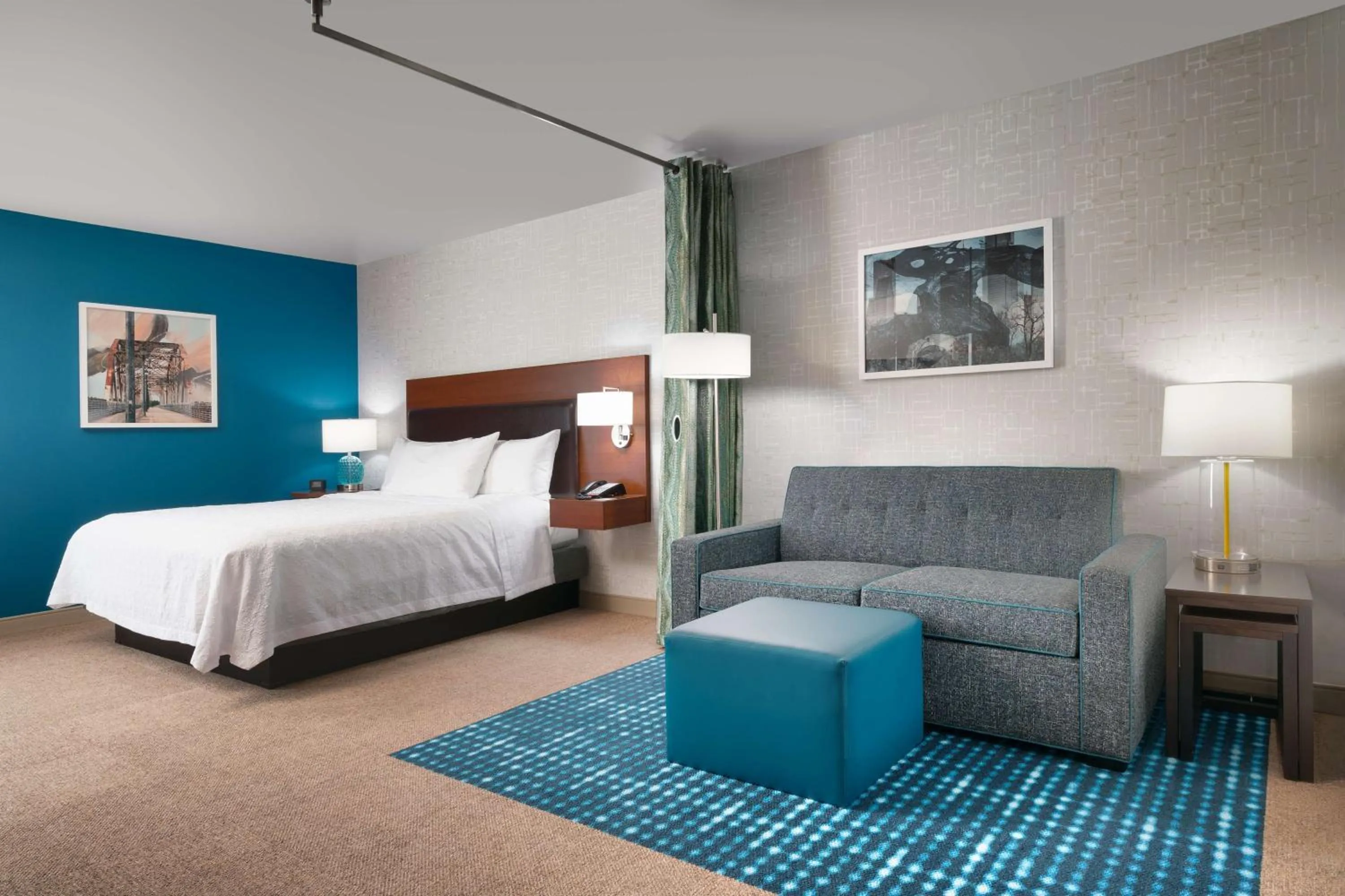 Bed in Home2 Suites by Hilton Houston Katy