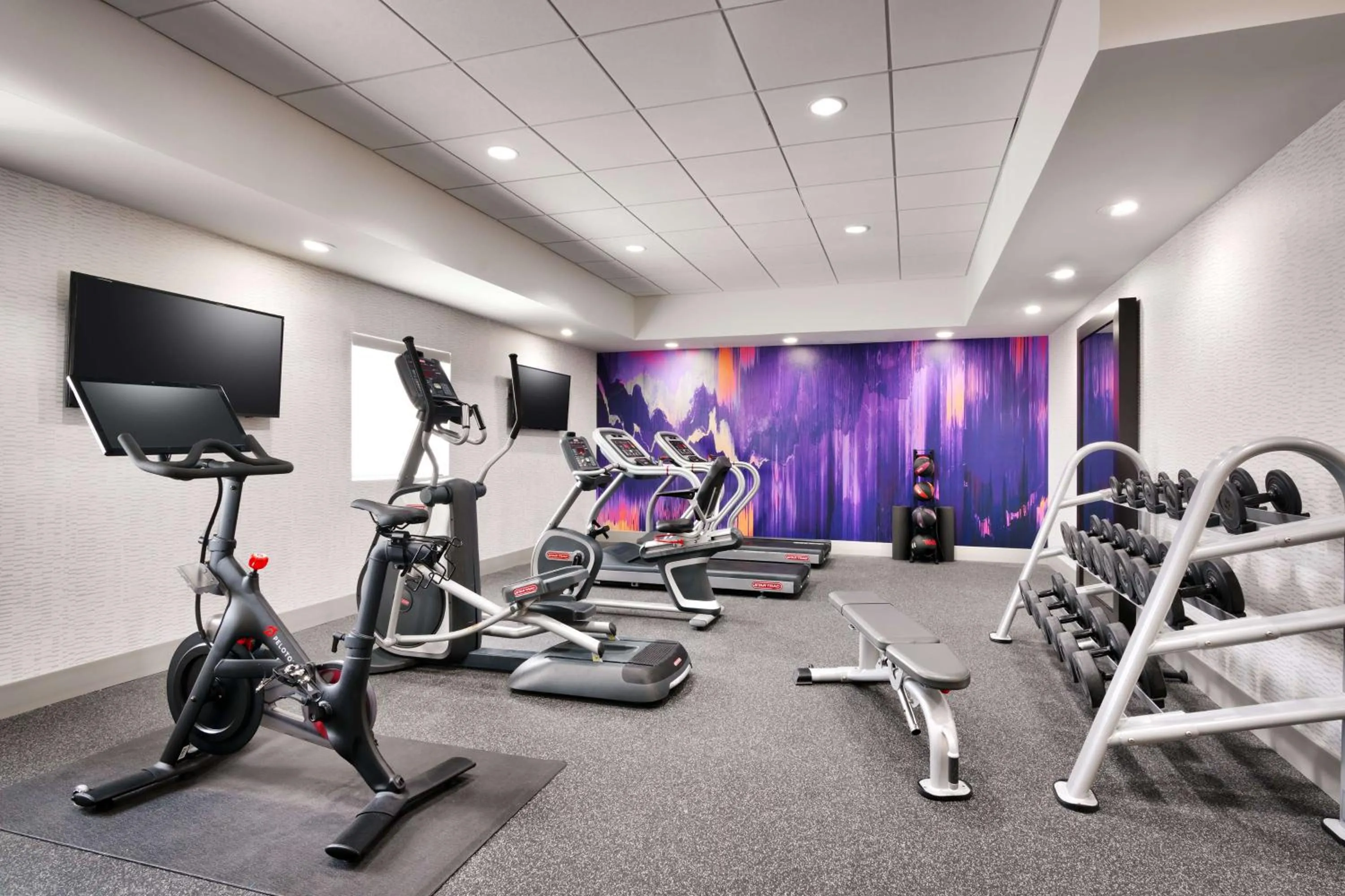 Fitness centre/facilities in Home2 Suites by Hilton Houston Katy