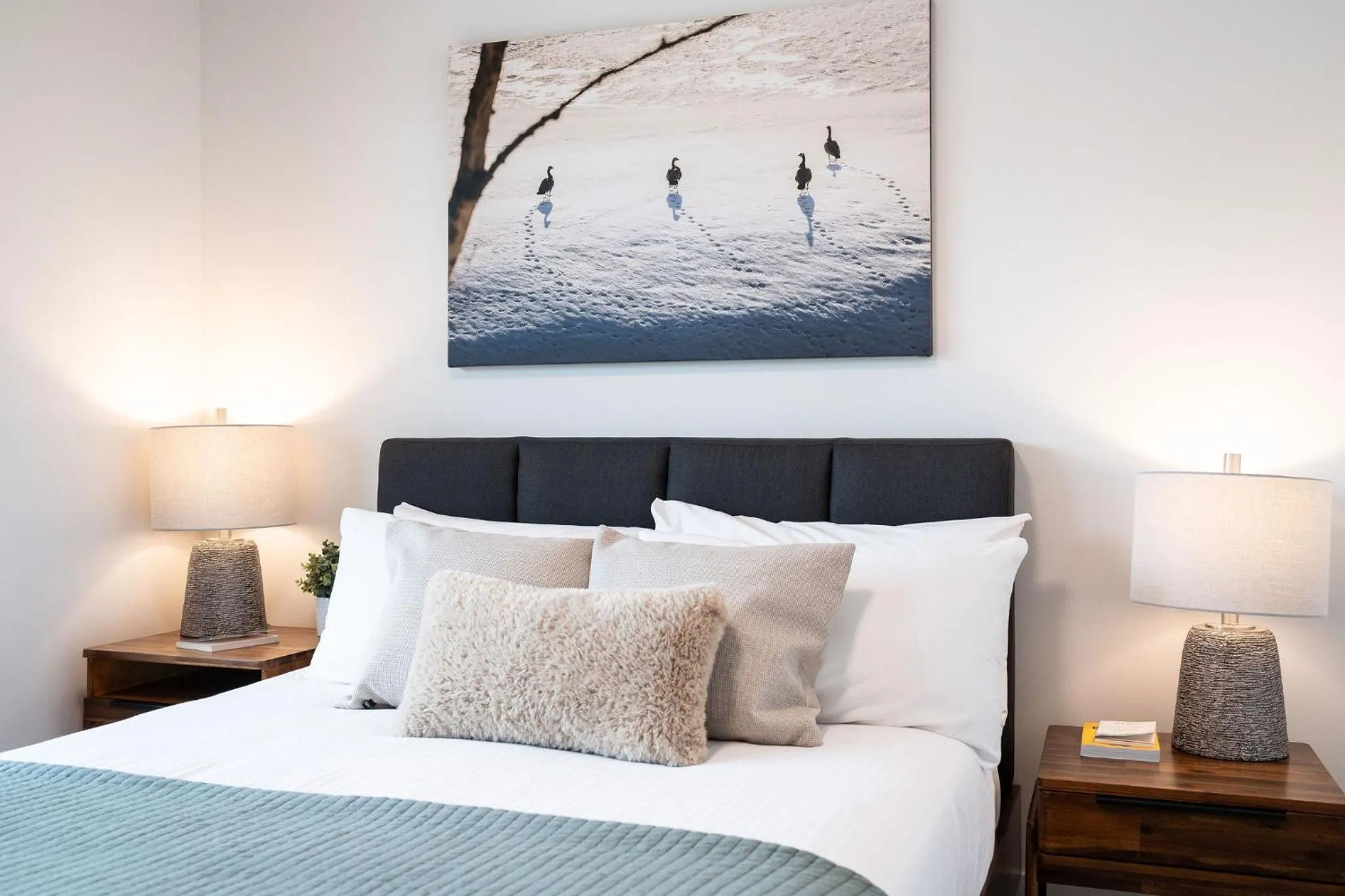 Bed in Revylation by Revelstoke Vacations