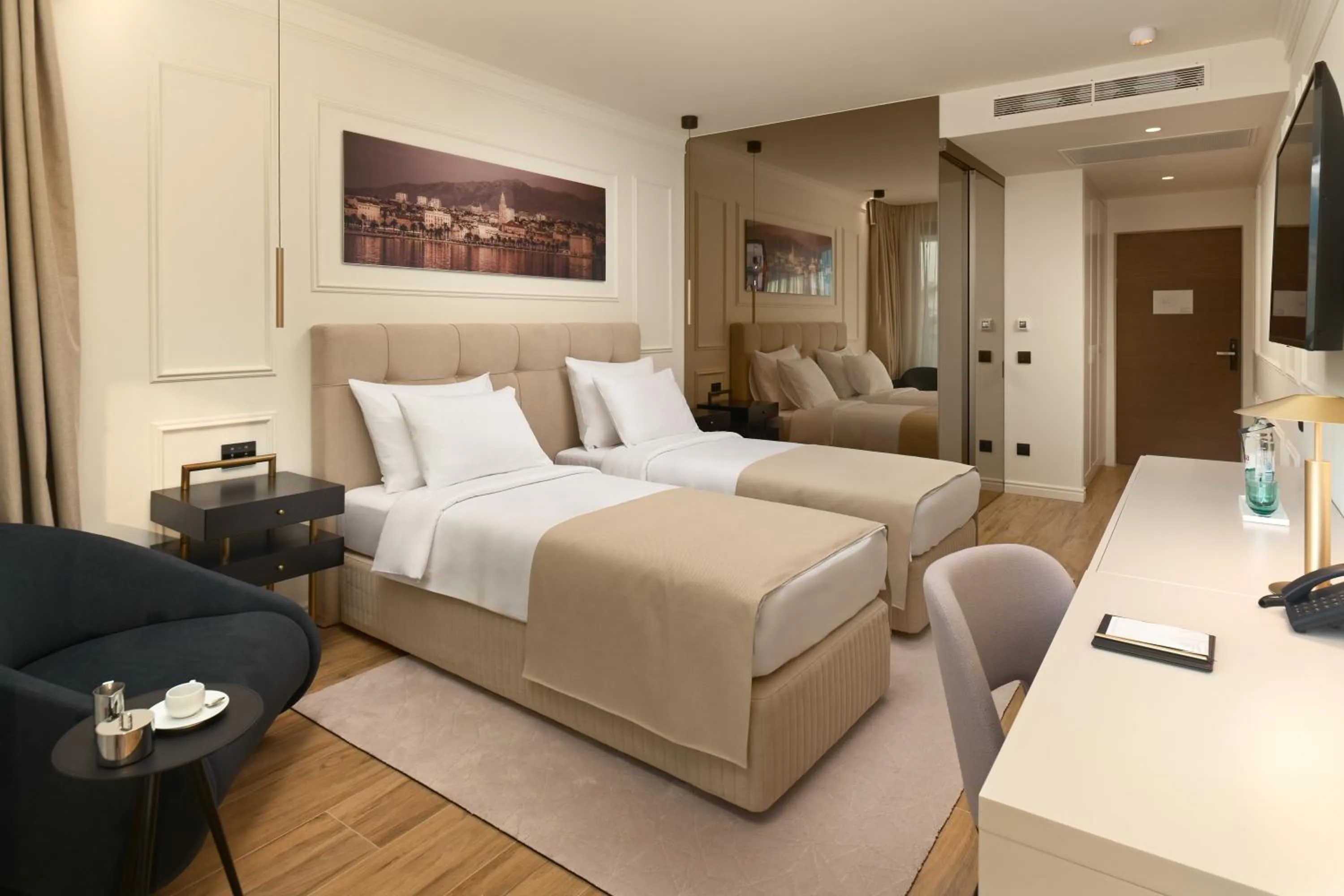 Bed in Mirari Boutique Hotel