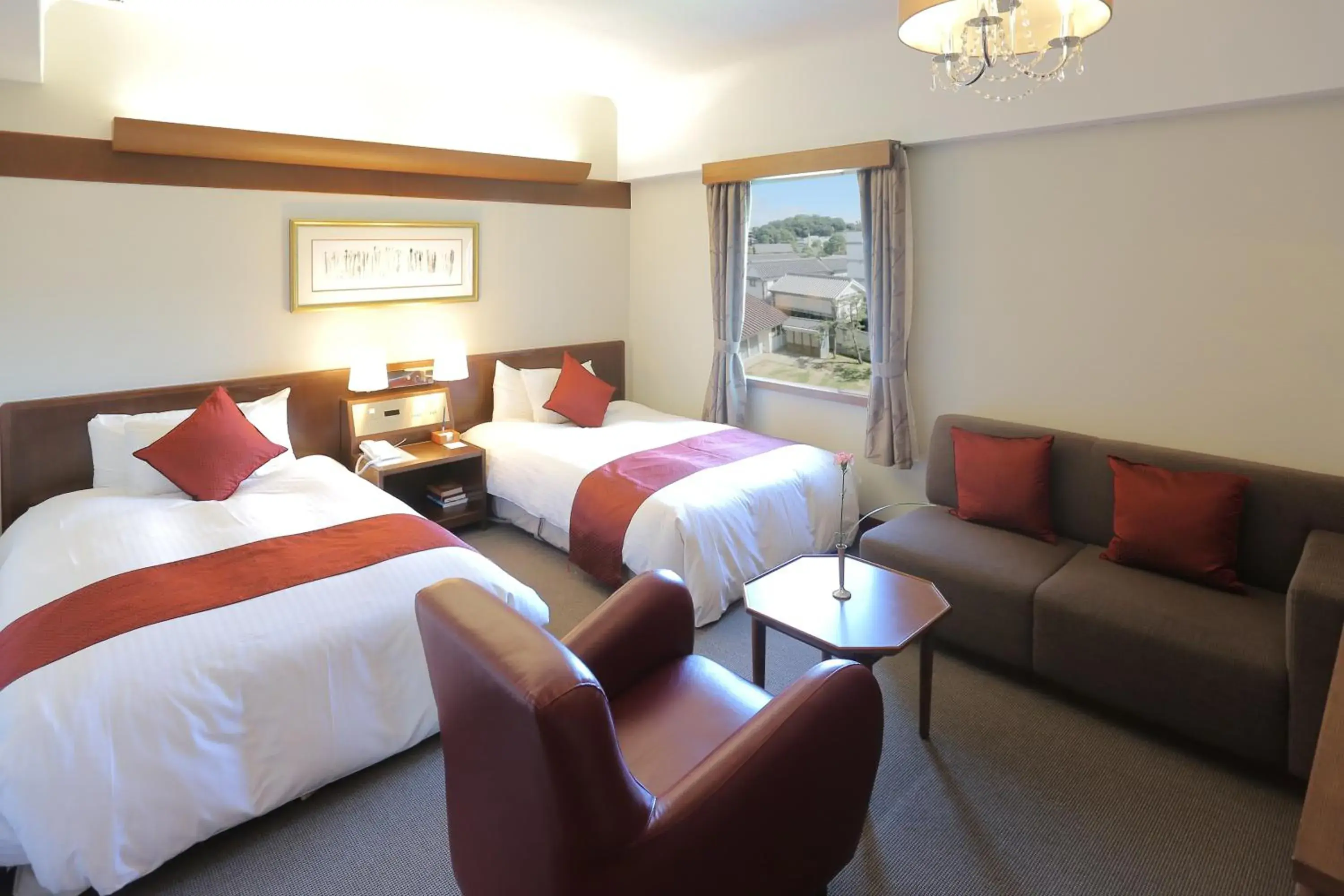 Deluxe Twin Room in Kurashiki Kokusai Hotel Deluxe Twin Room in Kurashiki Kokusai Hotel