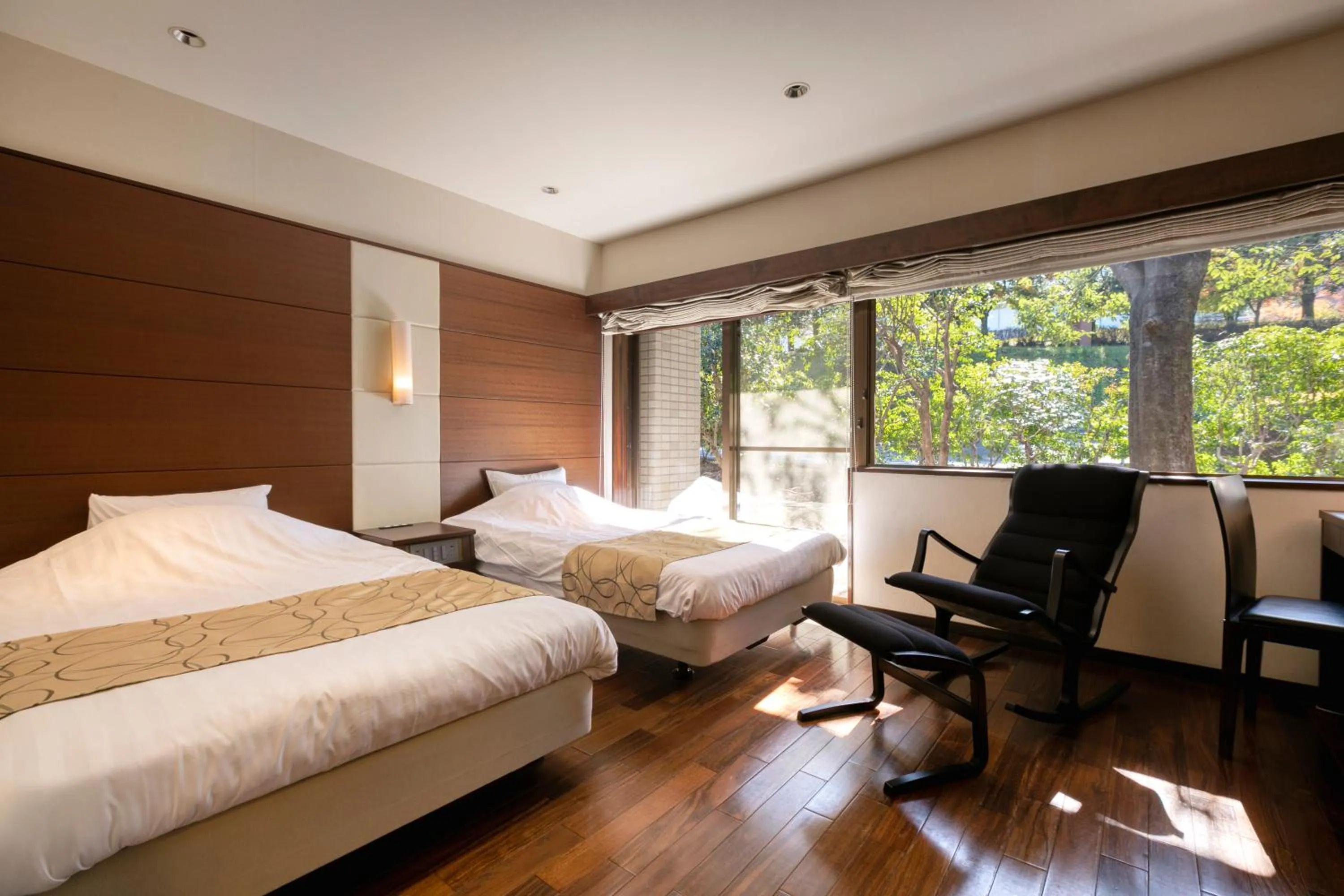 Bed in Hotel Yumeshizuku