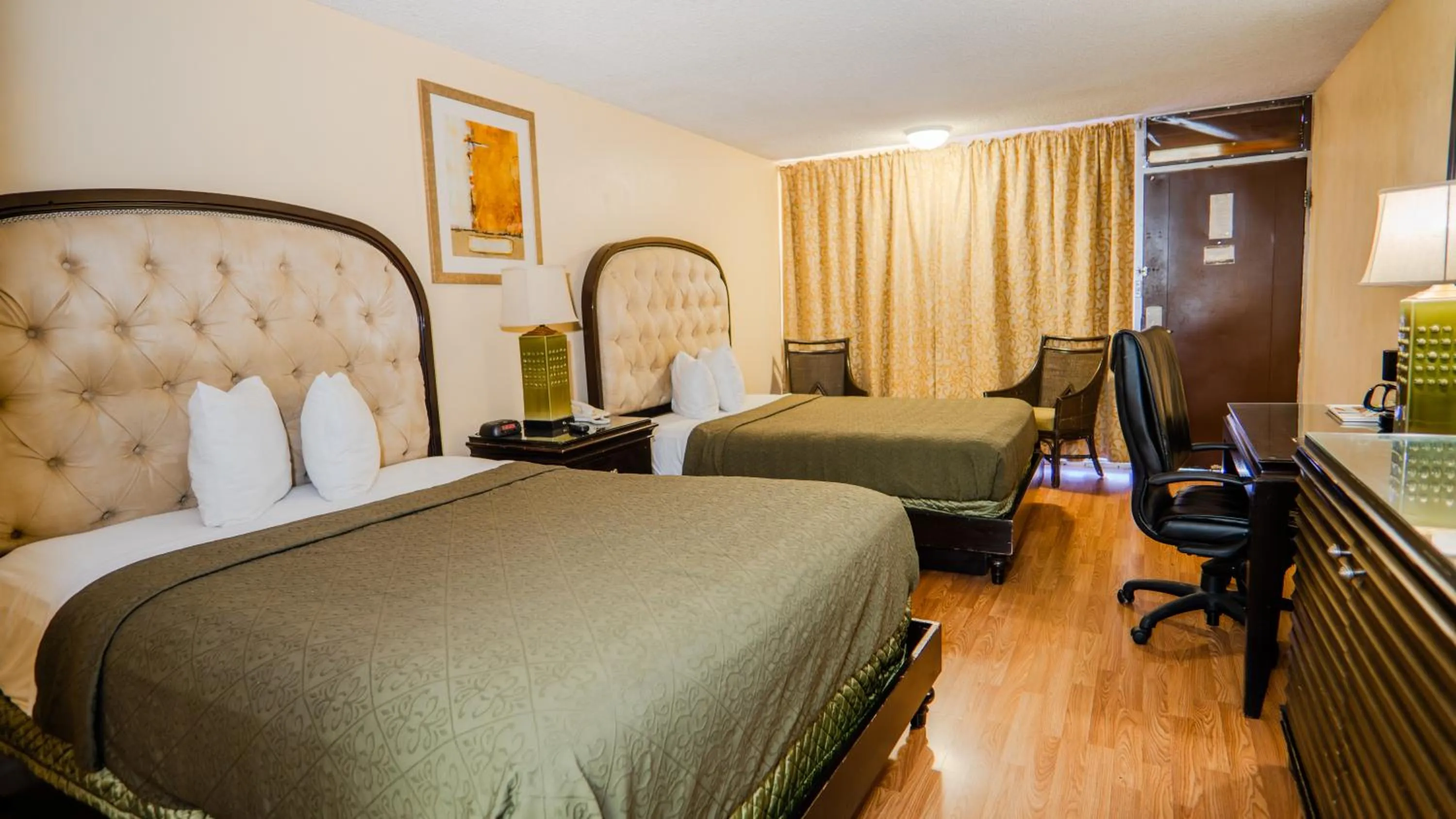 Bed in Motel 6 Victorville, CA - Civic Center - Route 66