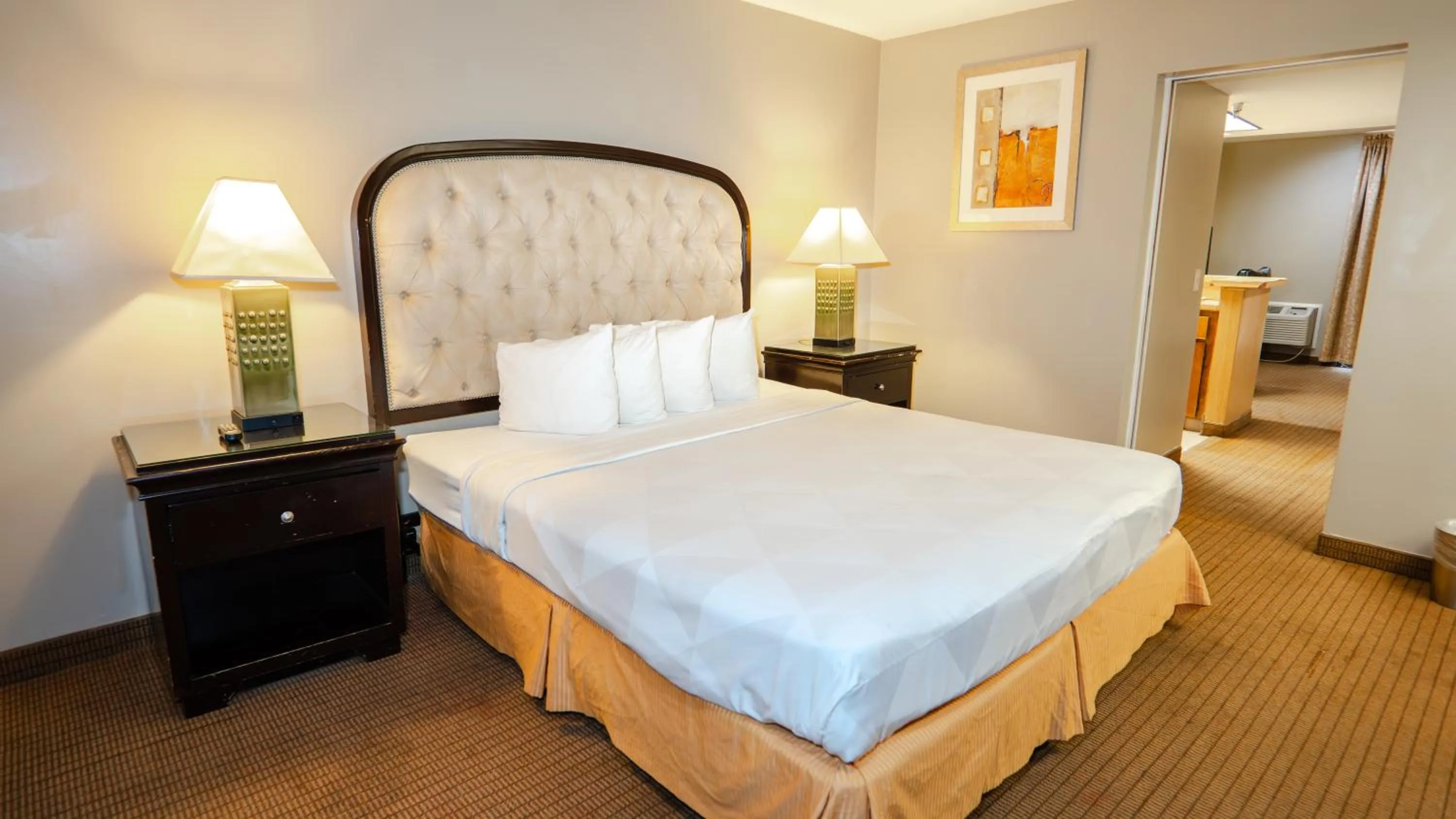 Bed in Motel 6 Victorville, CA - Civic Center - Route 66