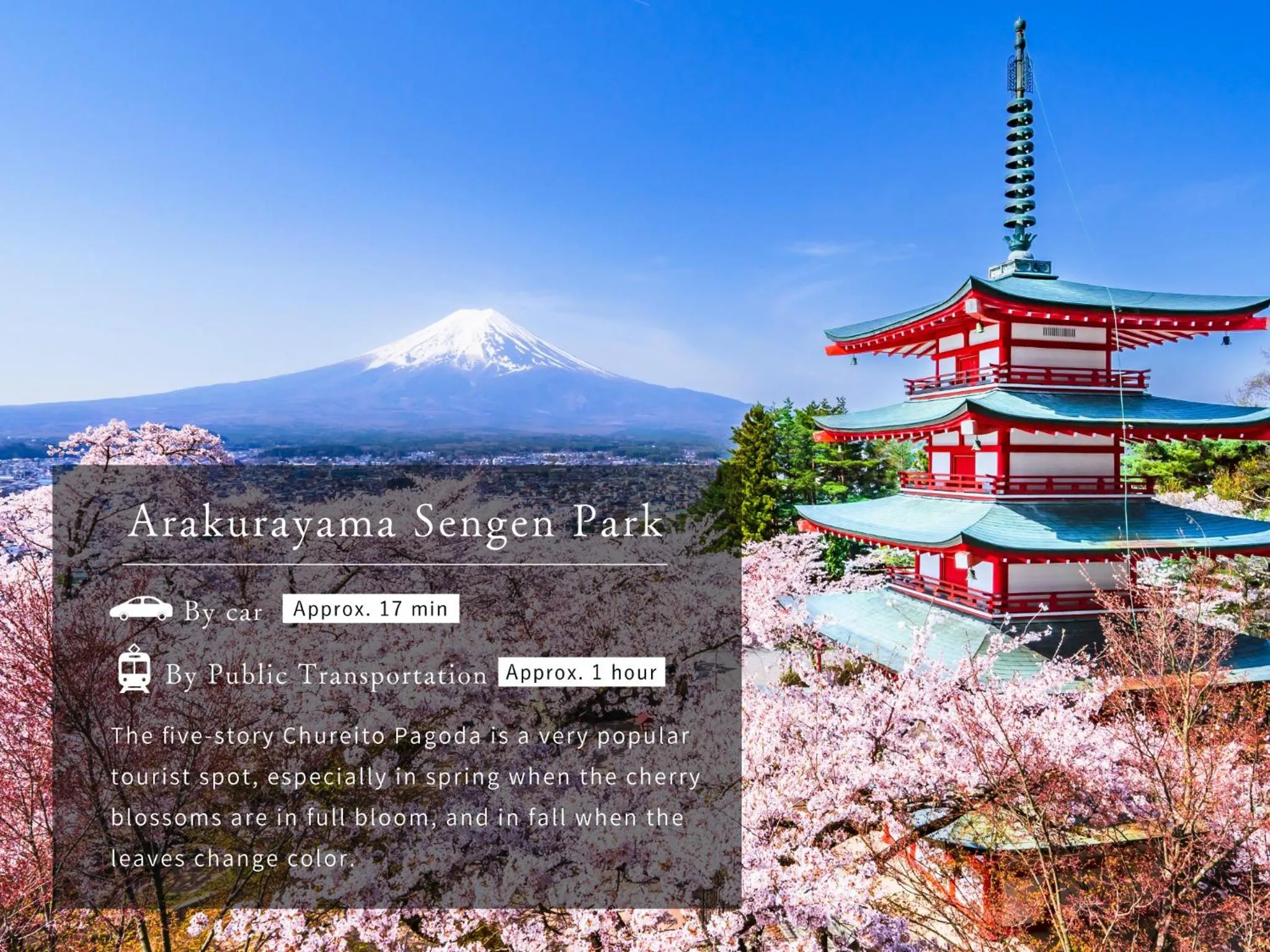 Nearby landmark in BLANC FUJI