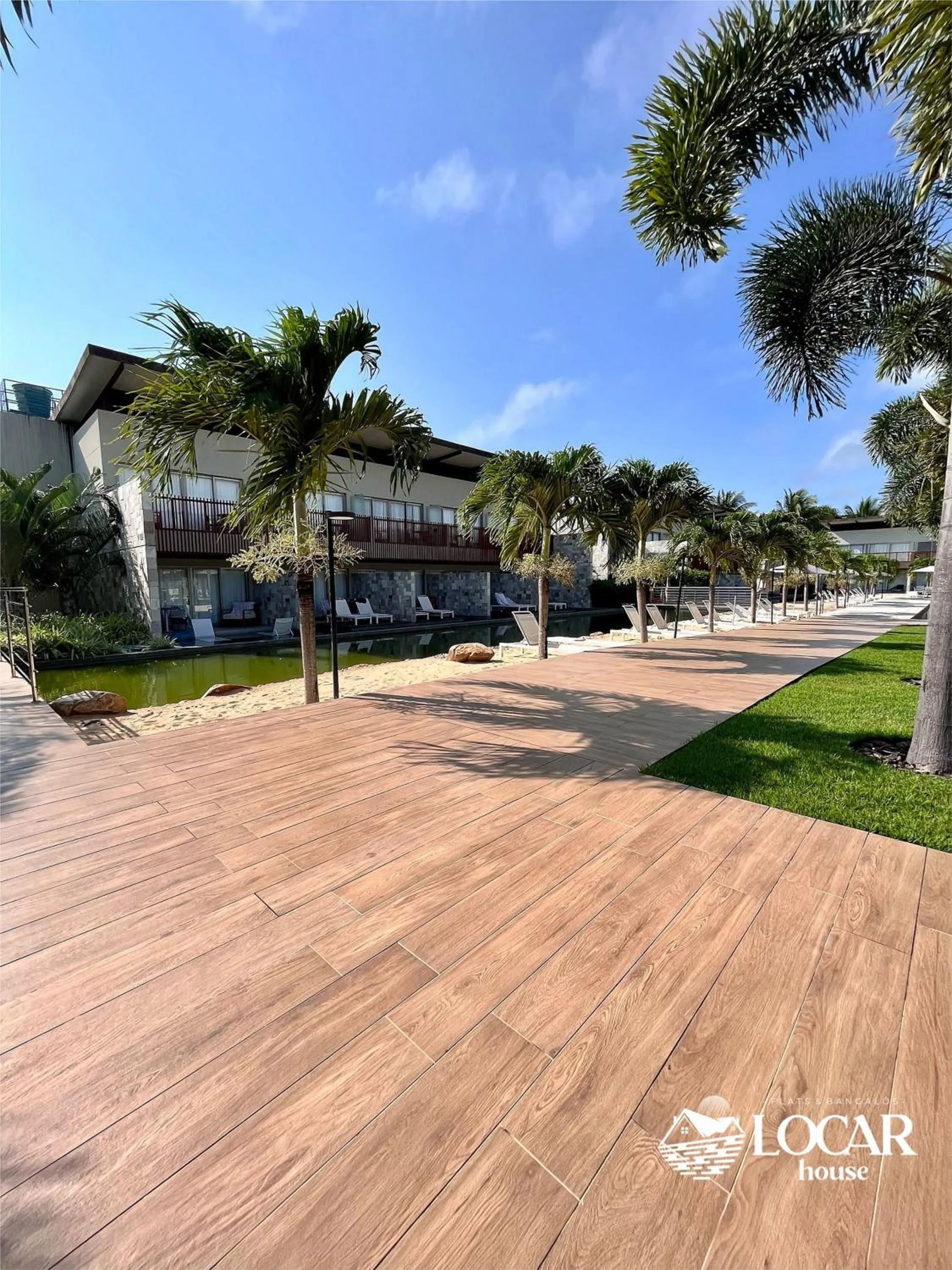 Garden in Flat Luxo com piscina privativa Resort île de Pipa - Locar House