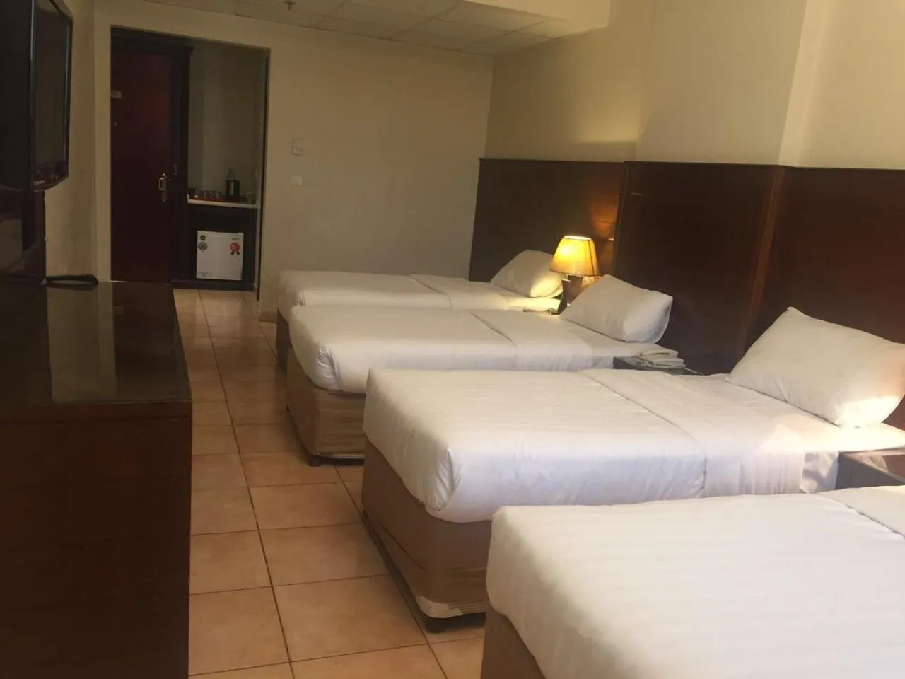 Bed in Manazel Alaswaf Hotel