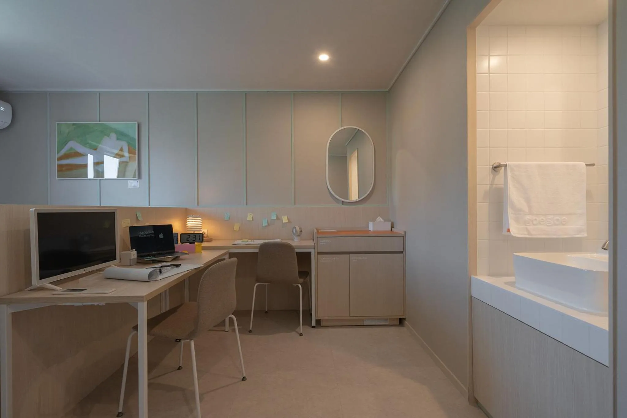 Area and facilities in Workers Hotel Ansan by Aank