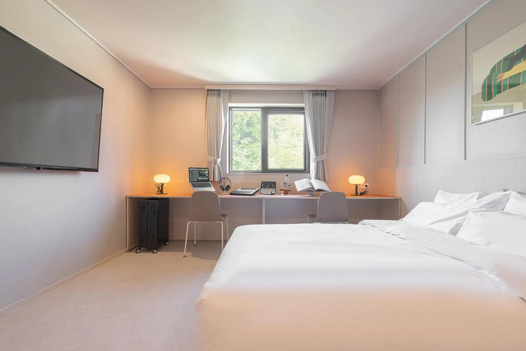 Bed in Workers Hotel Ansan by Aank