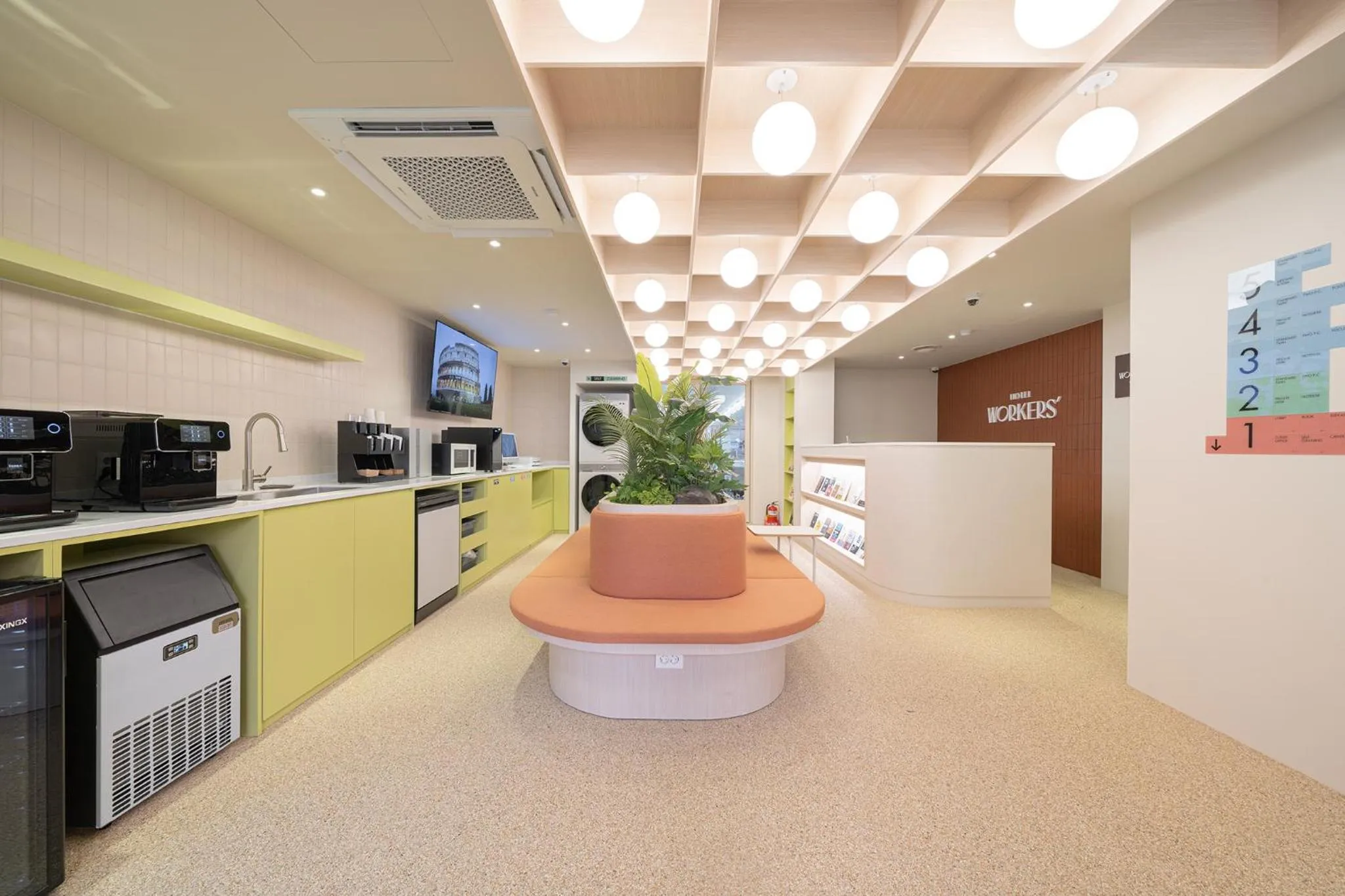 Area and facilities in Workers Hotel Ansan by Aank