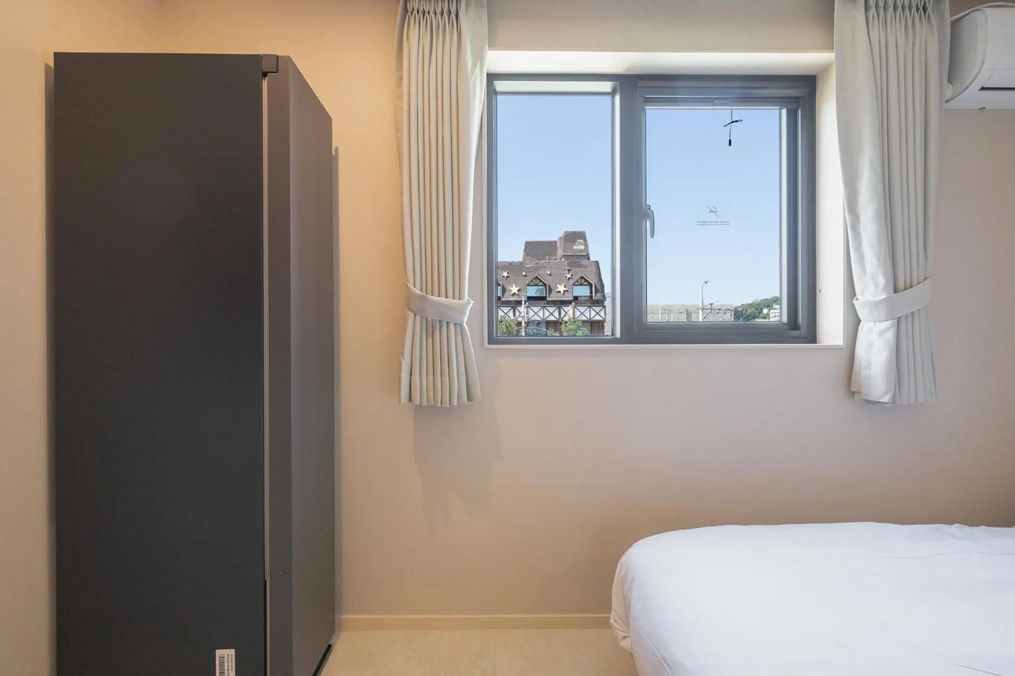 wardrobe, Bed in Workers Hotel Ansan by Aank