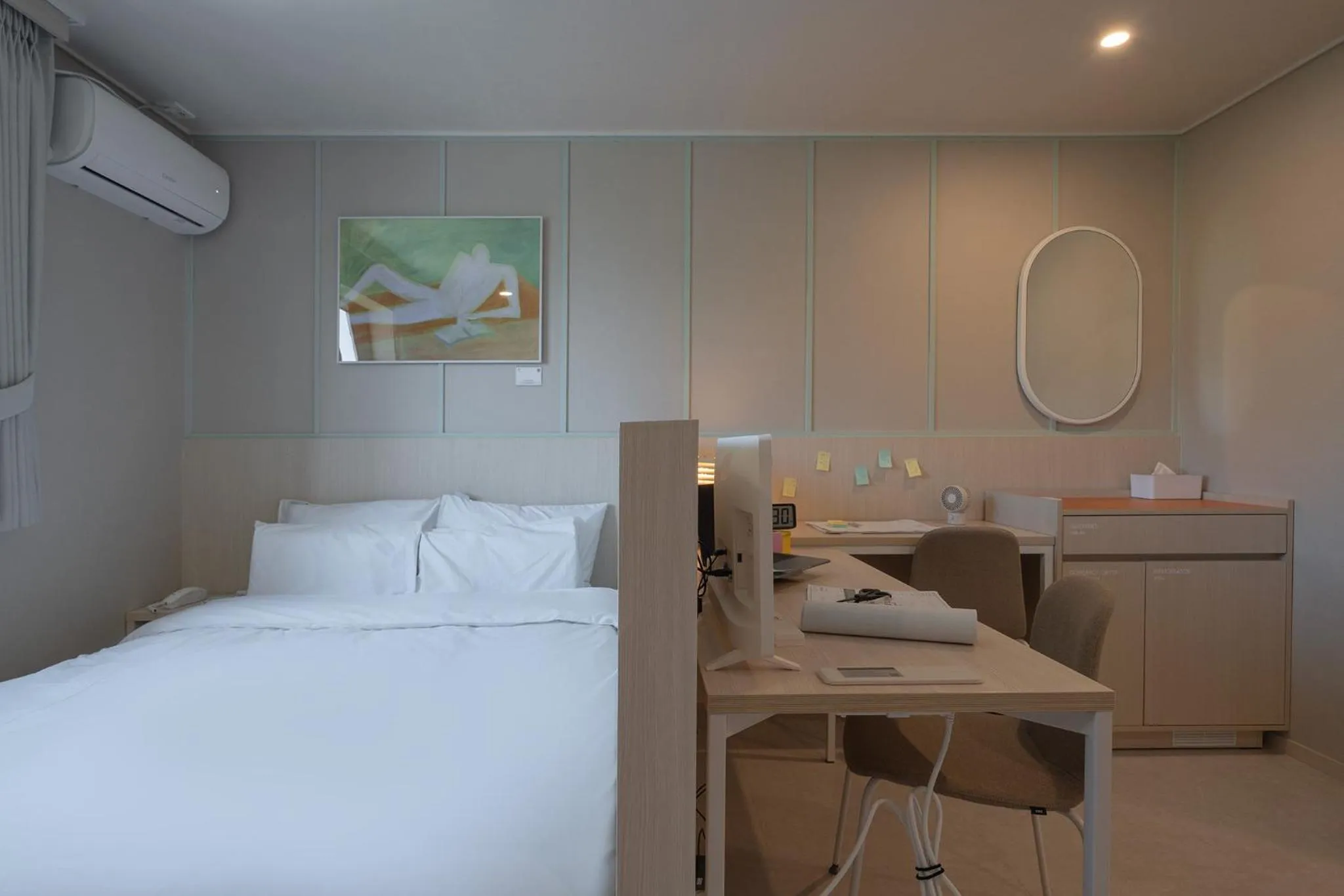 Bedroom, Bed in Workers Hotel Ansan by Aank