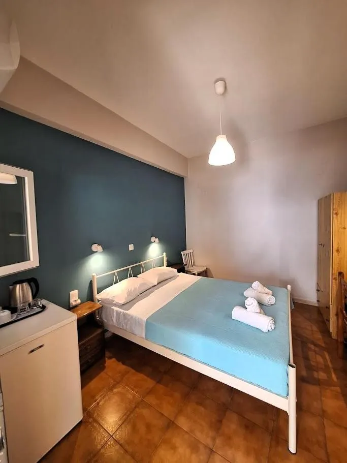 Bed in Perdika Mare Guesthouse