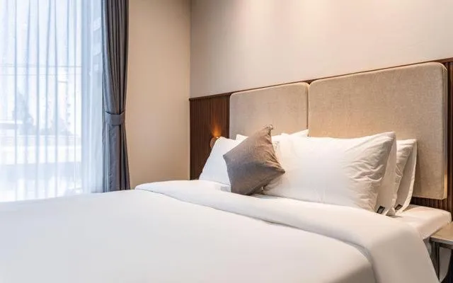 Bed in Hound Hotel Gijang Osiria